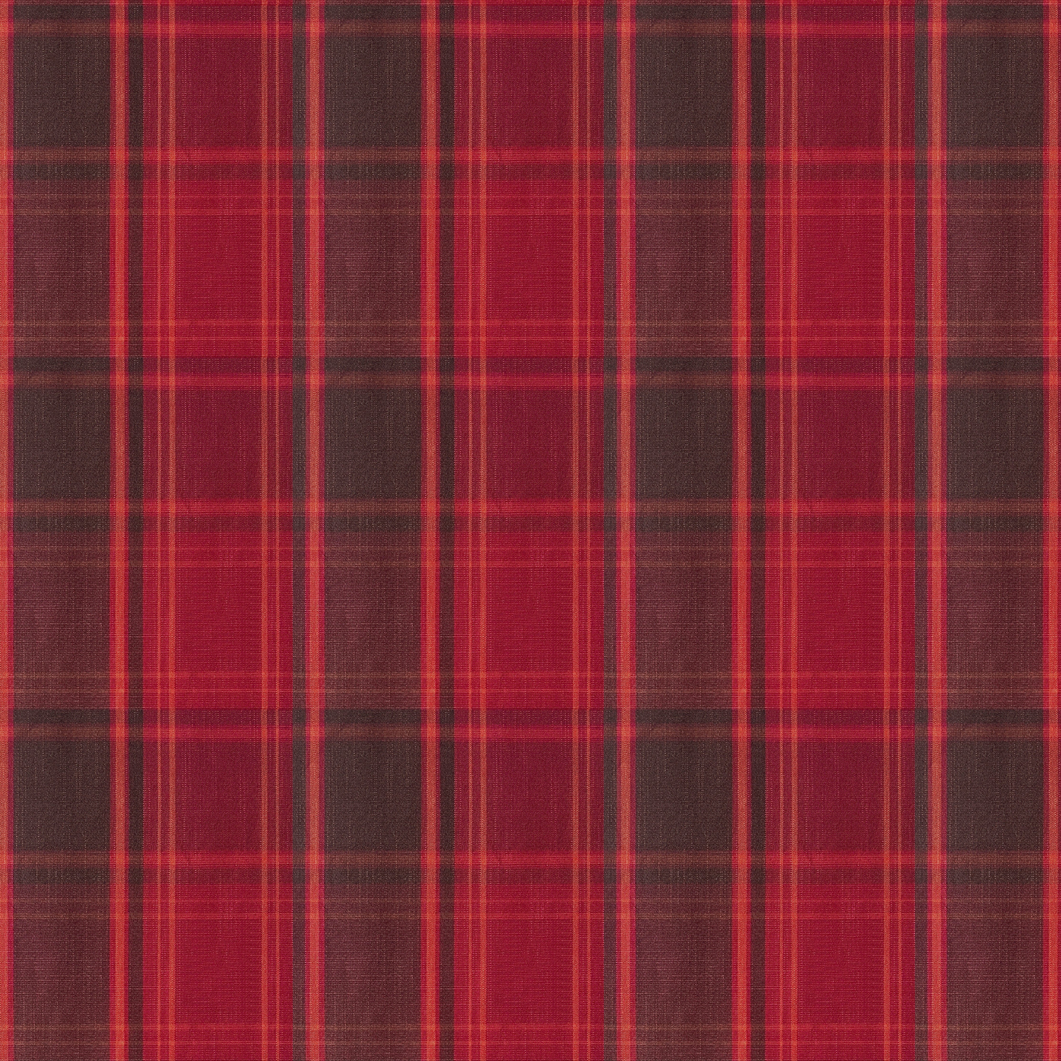 Mid-weight Tartan Check Fabric Cotton, Garnet Red, PJ0846