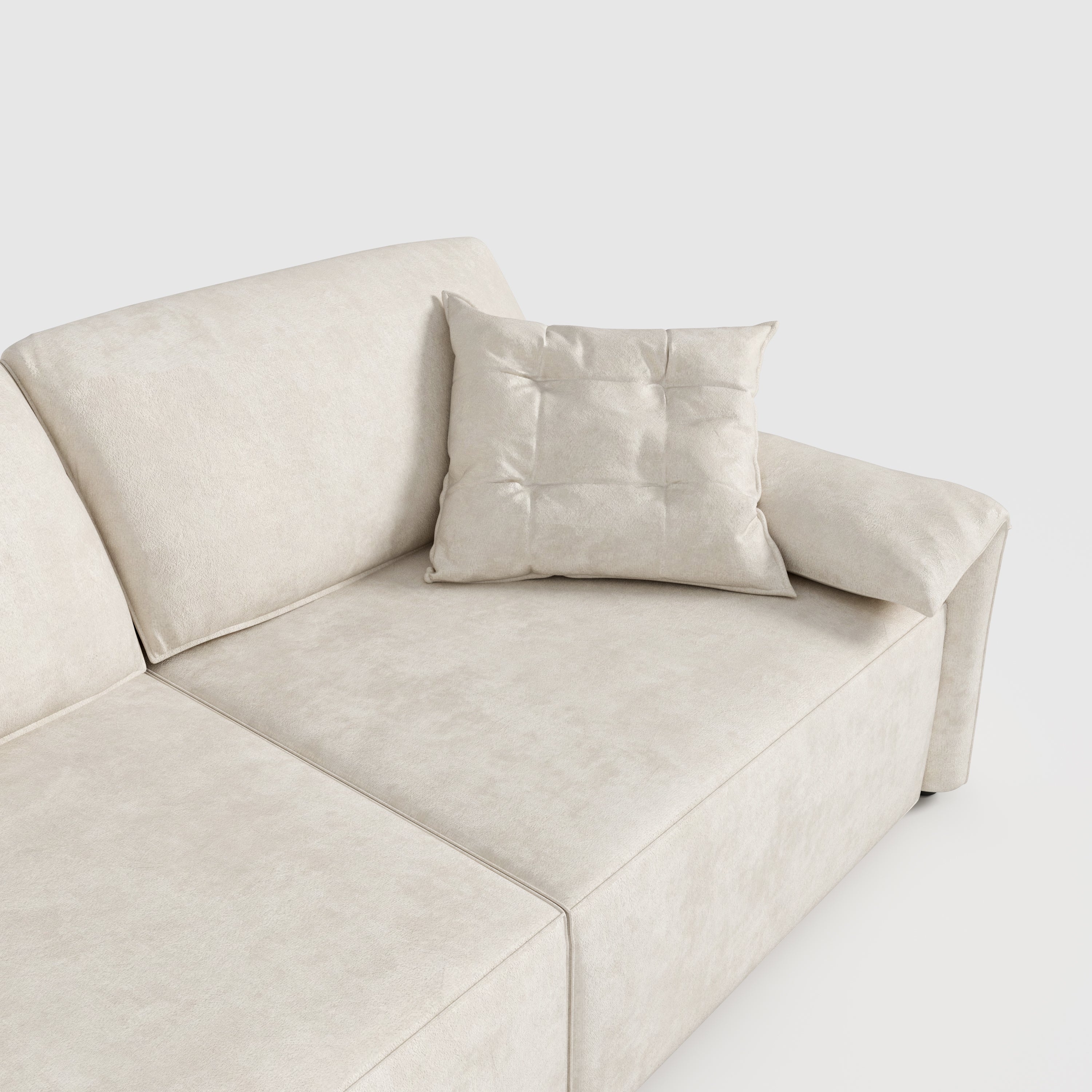 Convenient Remote Control Modular Chaise Sofa Bed