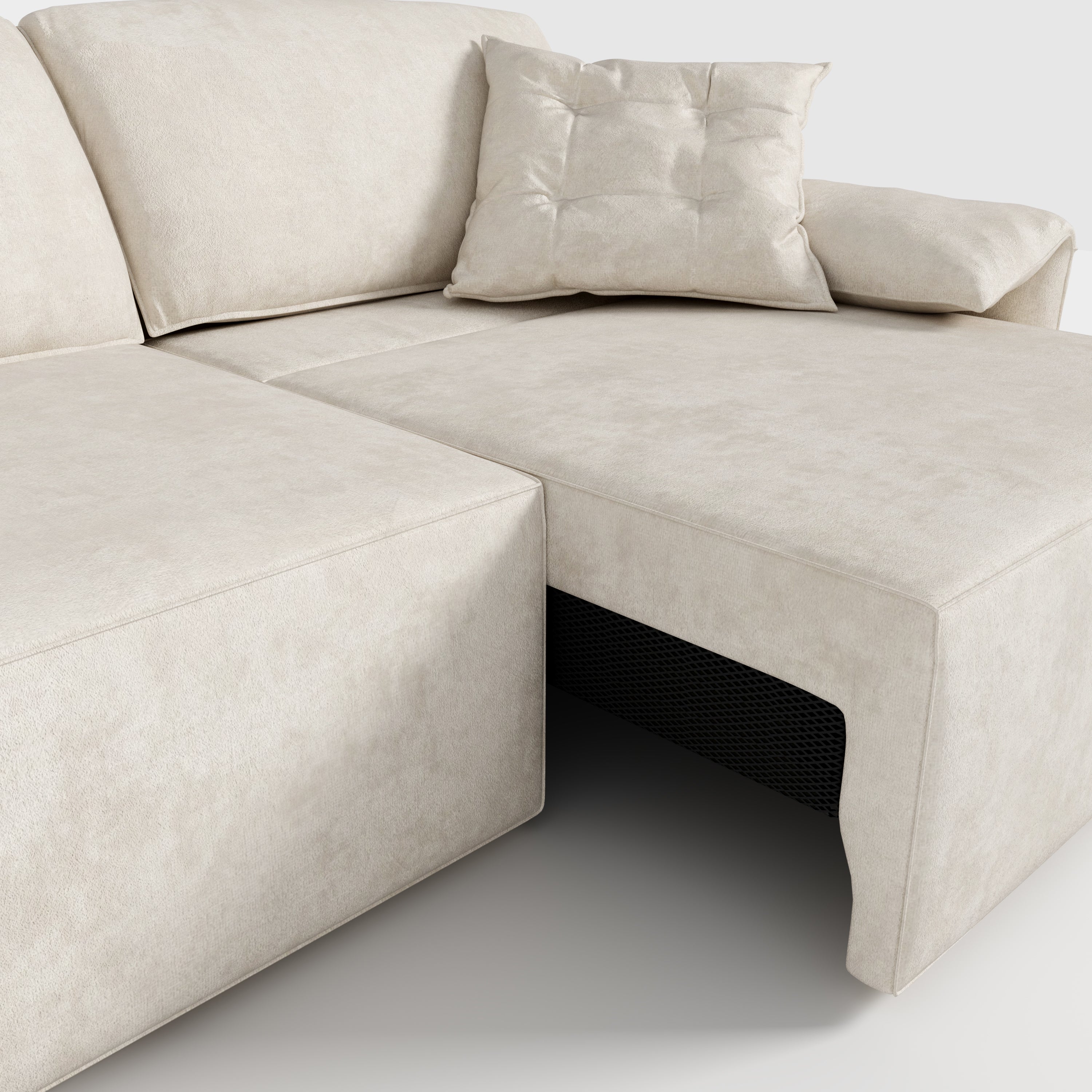 Convenient Remote Control Modular Chaise Sofa Bed