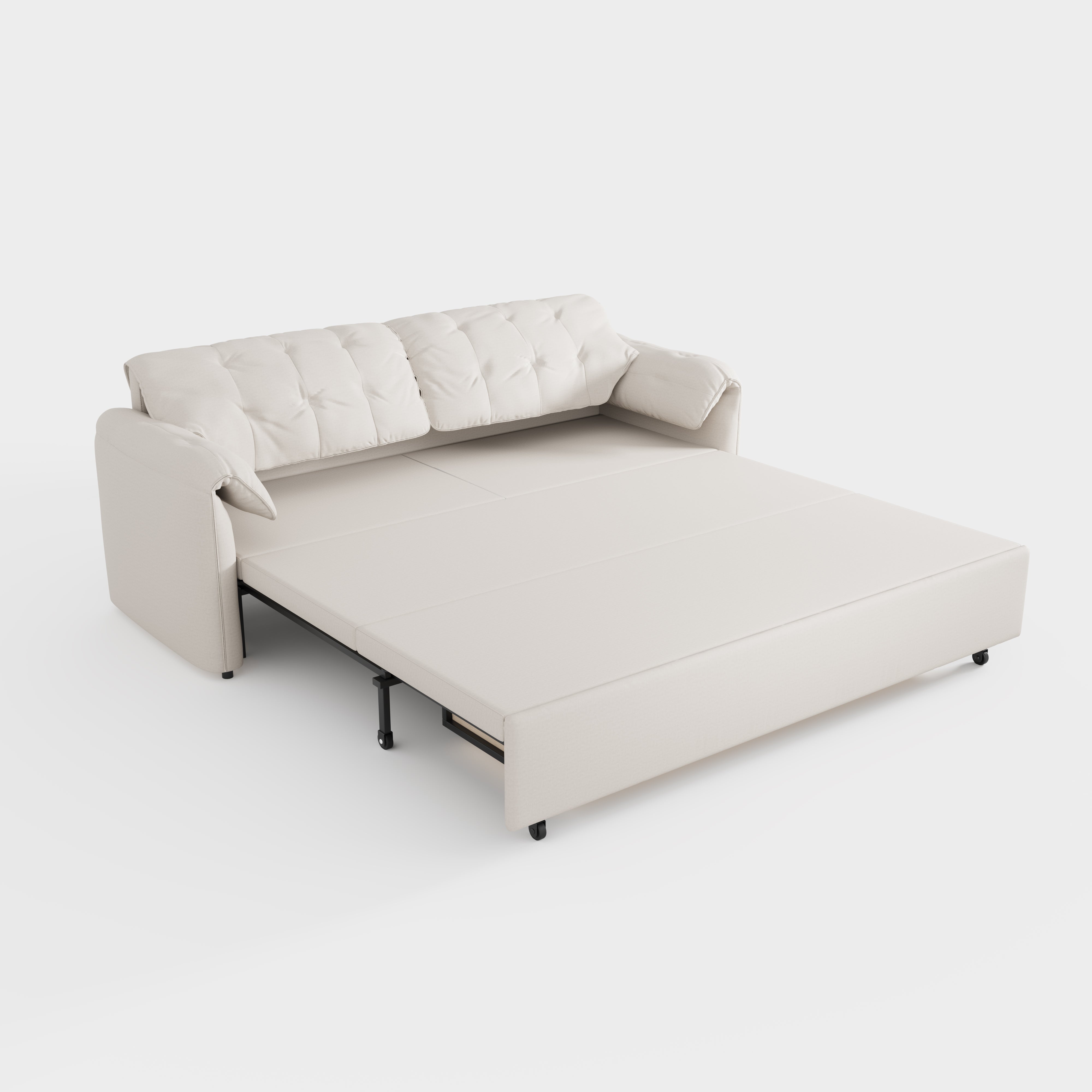 Cloud Elephant Ears Folding Corner Sofa Bed with Storage