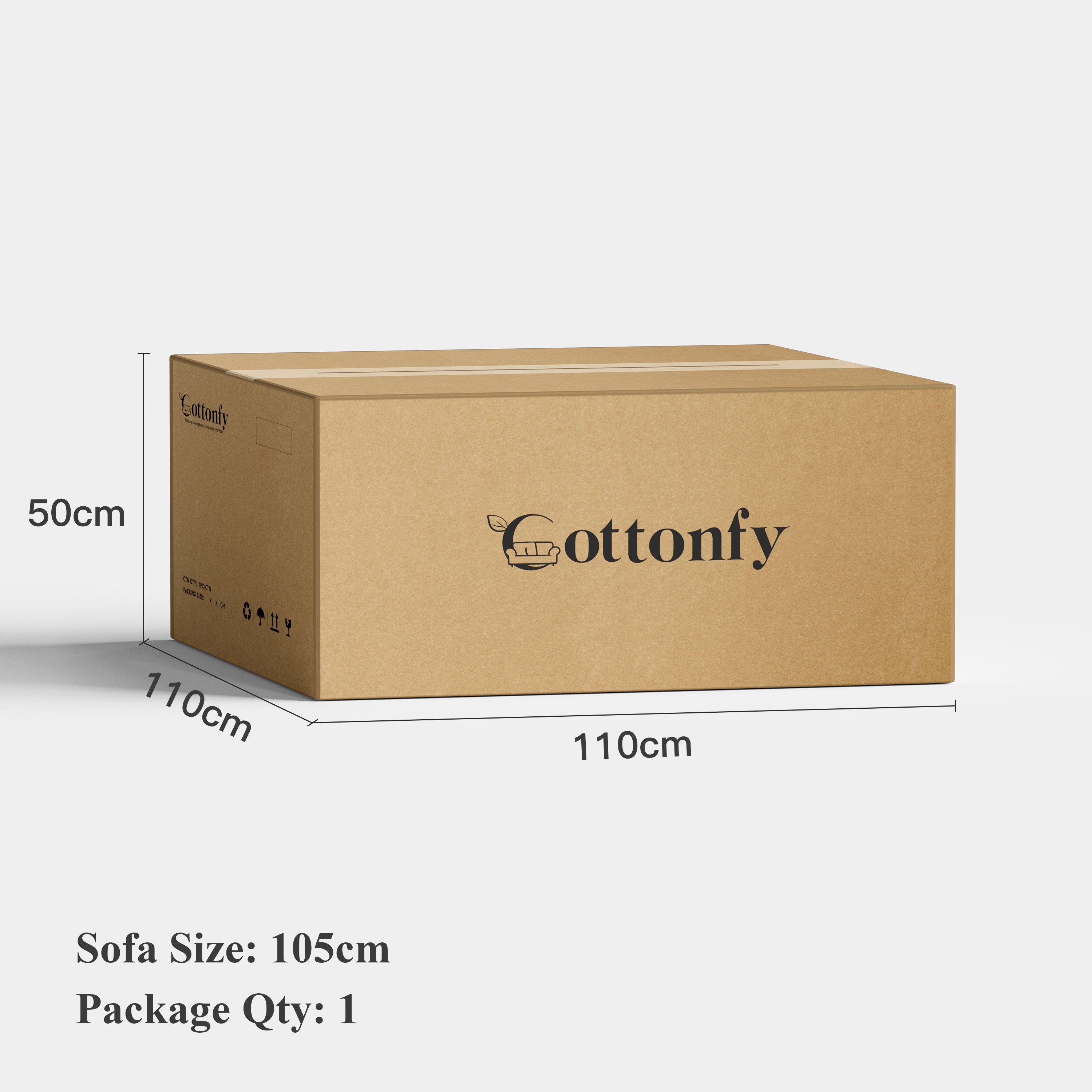 Corduroy Modular Wide Seat Chaise Sofa Block