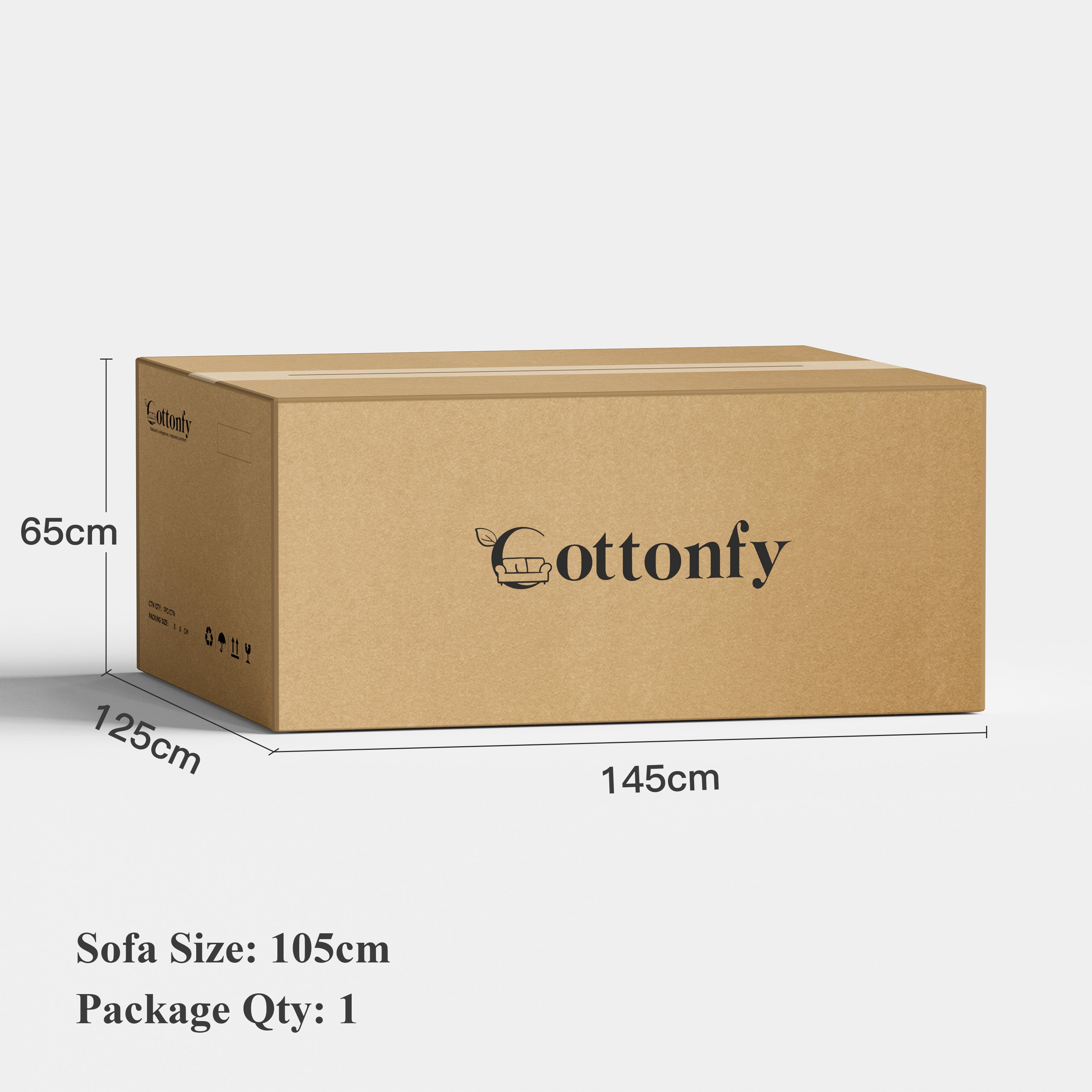 Corduroy Modular Wide Seat Chaise Sofa Block