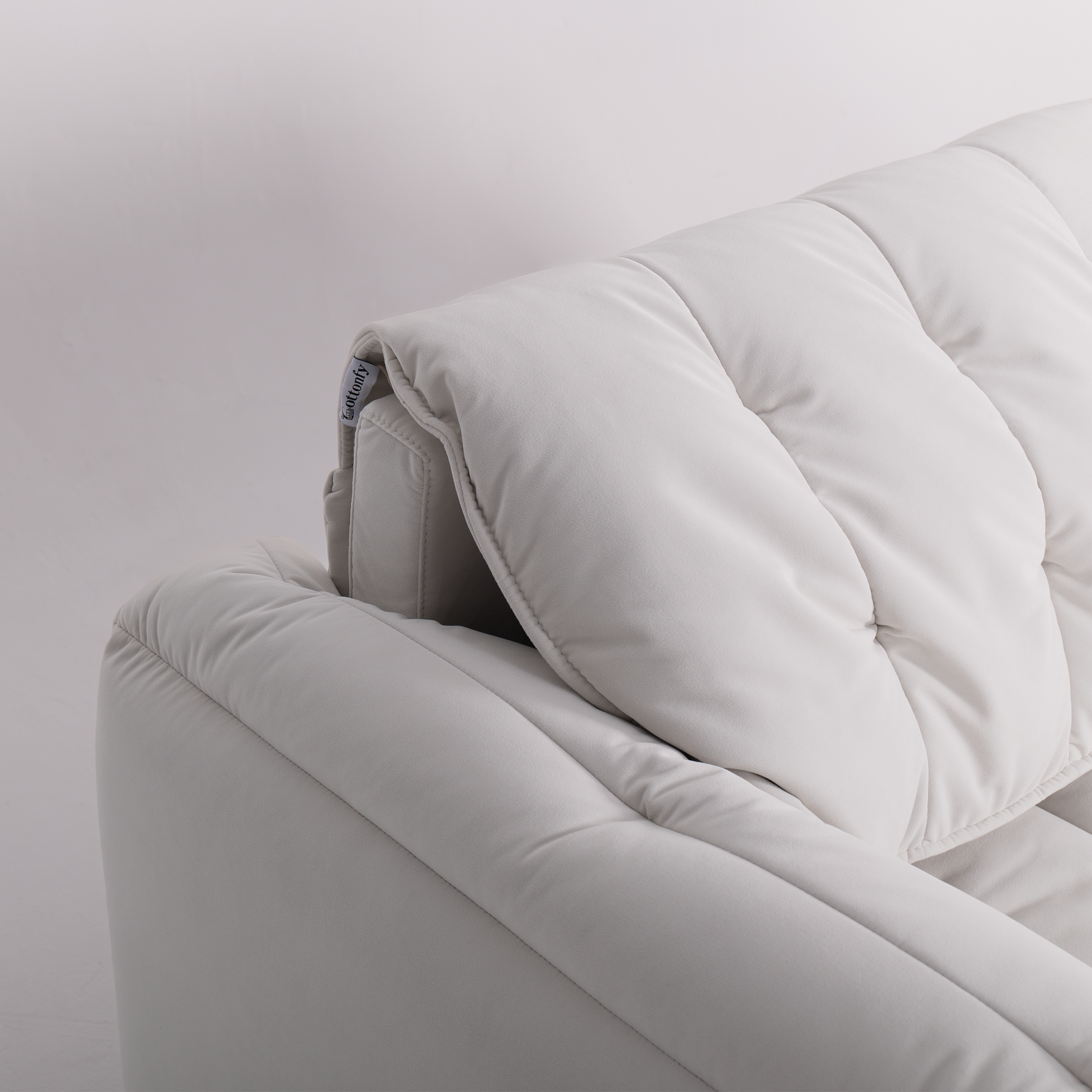 Cloud Elephant Ears Folding Corner Sofa Bed with Storage