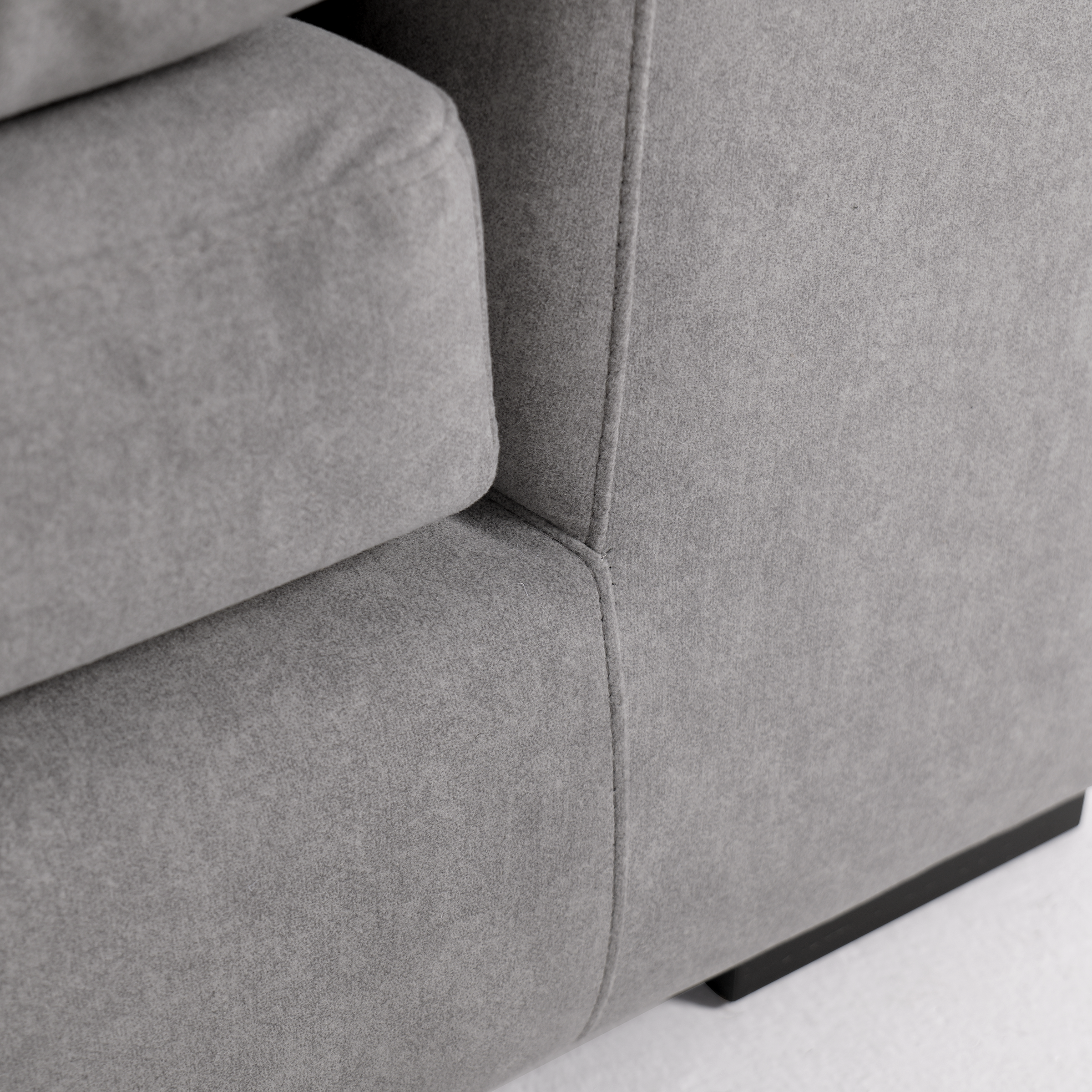 Anti-Cat Scratch Fabric Wide Seated Deep Detachable Corner Sofa
