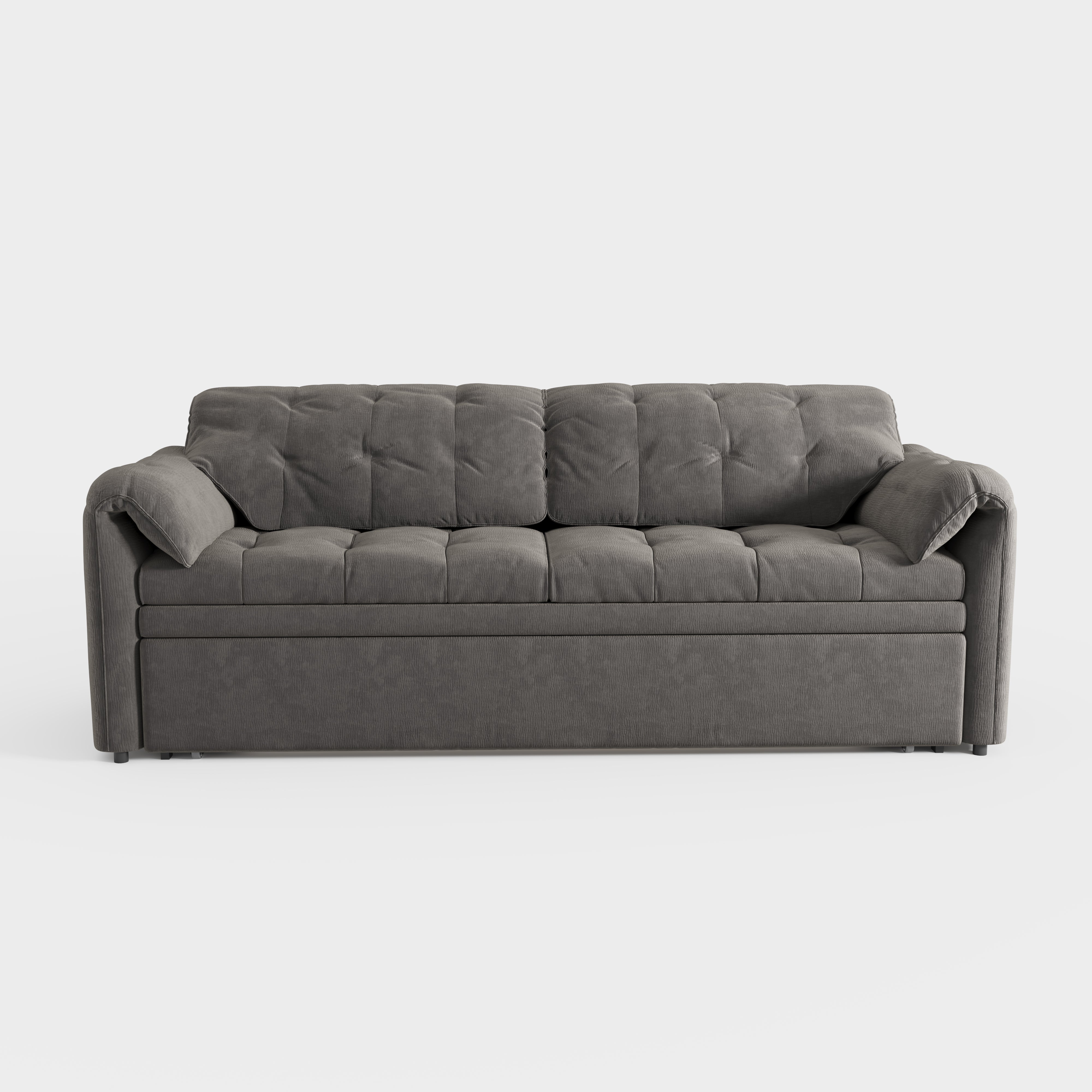 Cloud Elephant Ears Folding Corner Sofa Bed with Storage