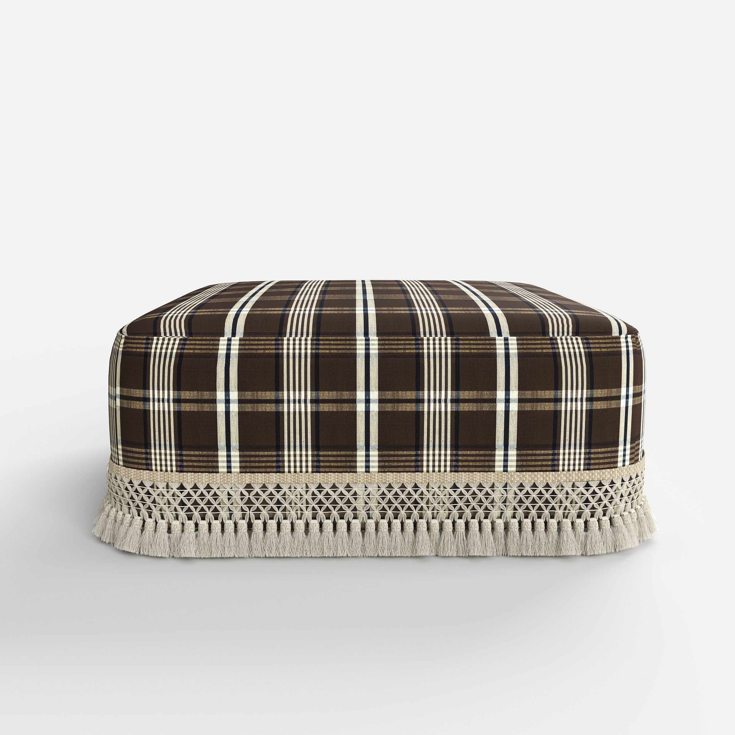 #Colour_Checkered Brown&White