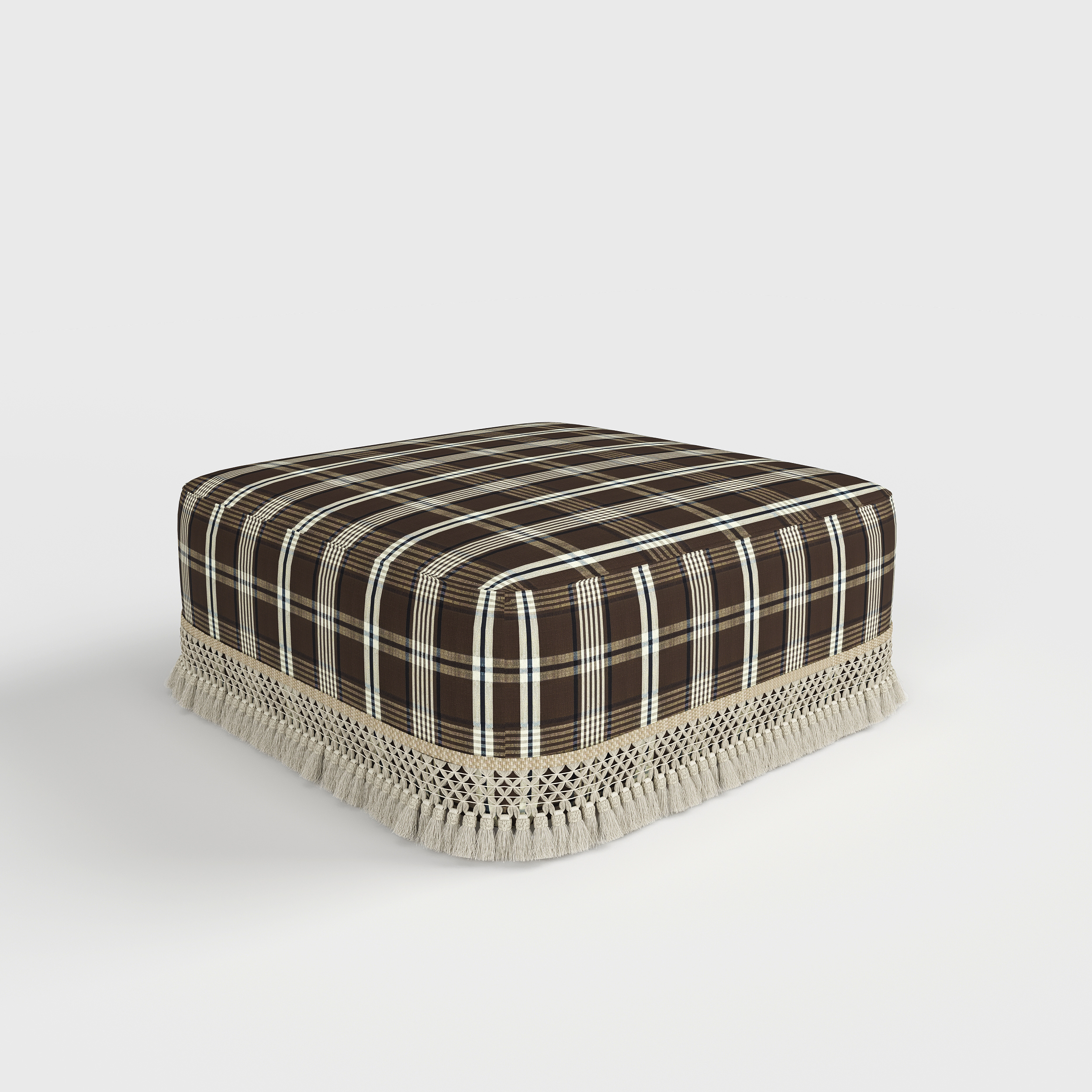 #Colour_Checkered Brown&White
