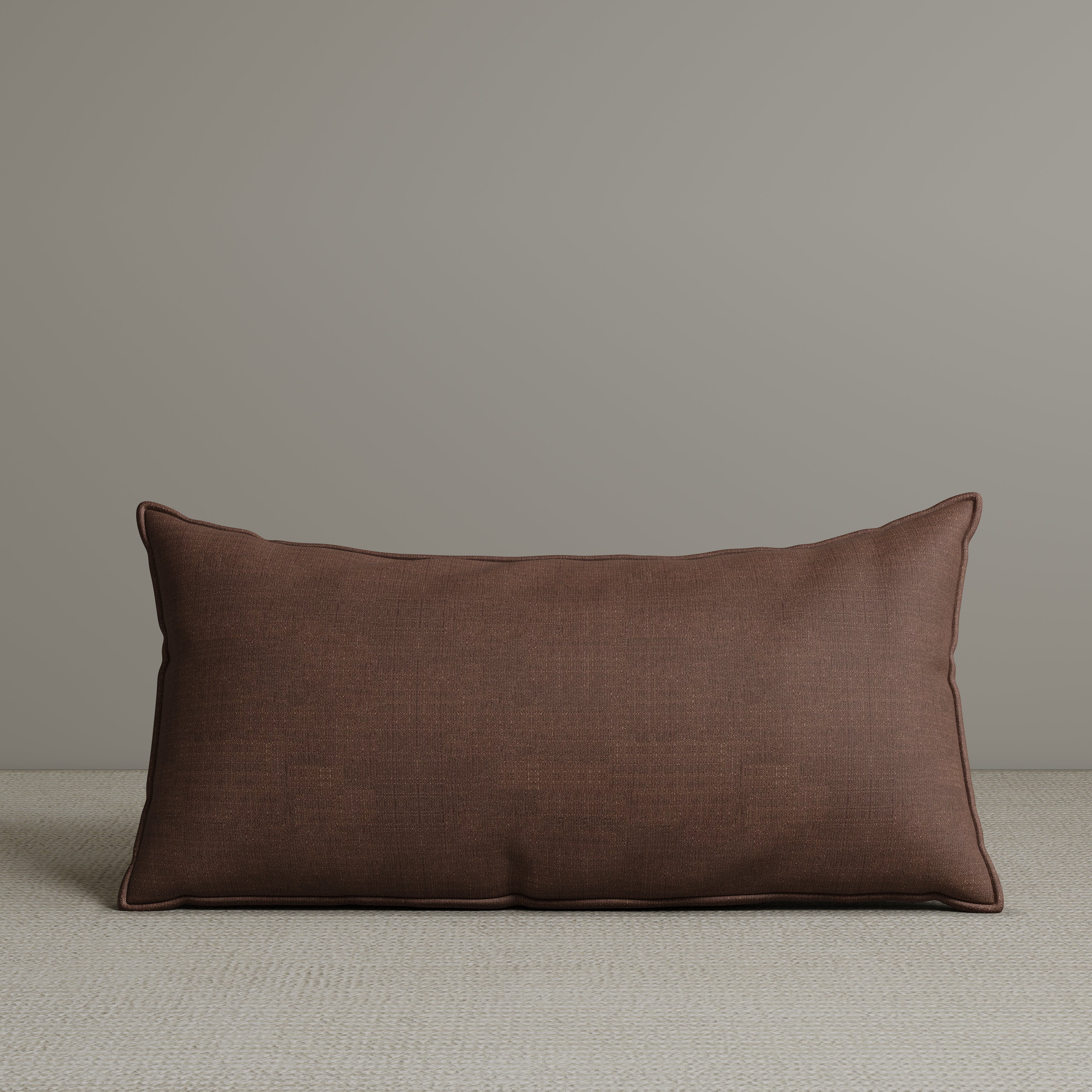 🎁 Exclusive Waist Cushion in Dark Brown Cotton Linen, 56*27*12 CM (100% off)