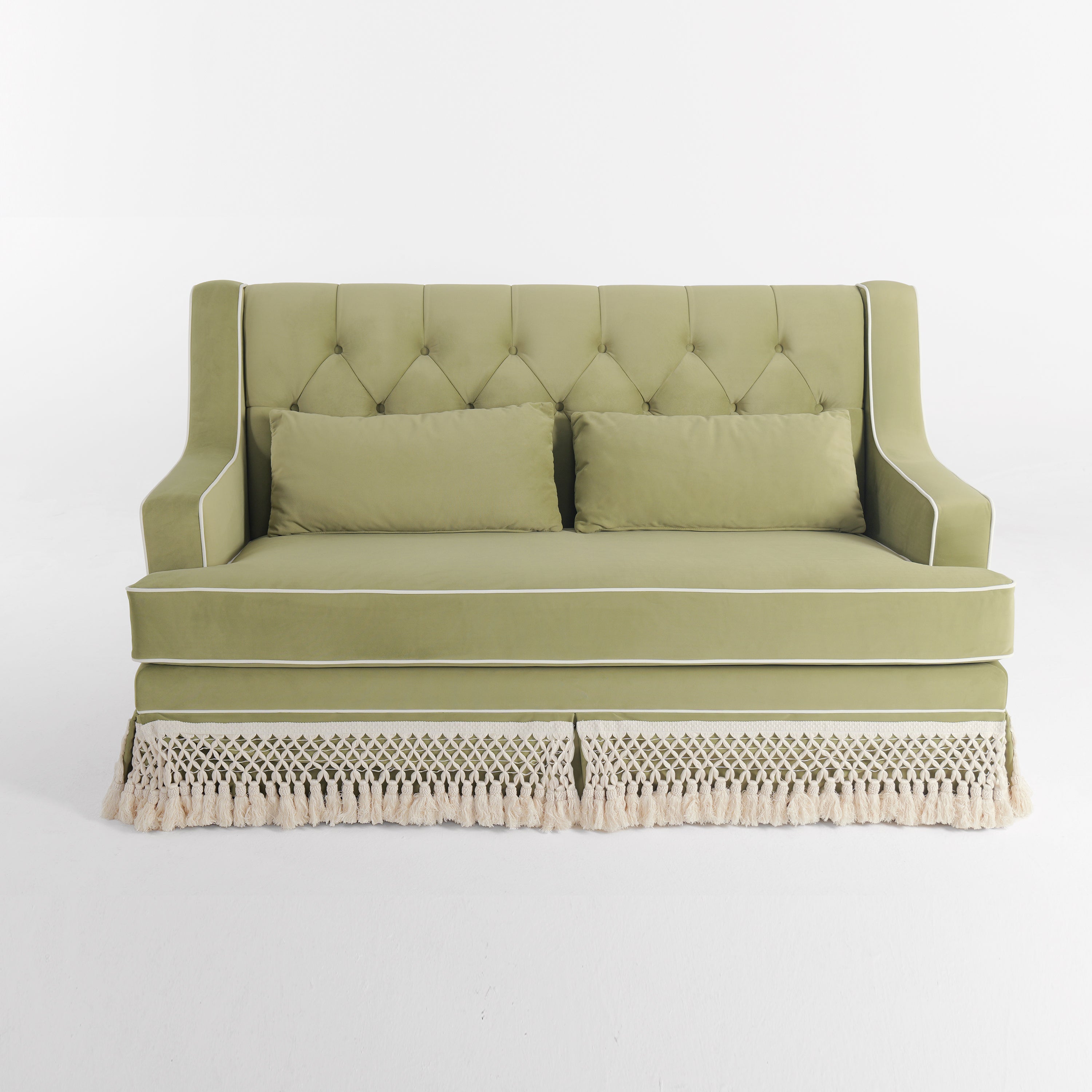 #Colour_Olive Green Velvet