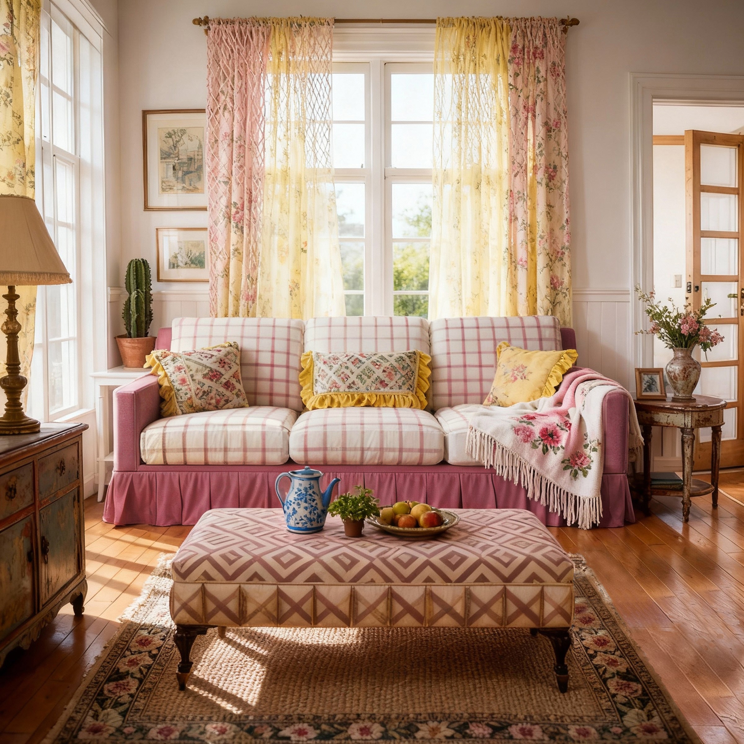 #Colour_Dusky Rose Cotton Linen