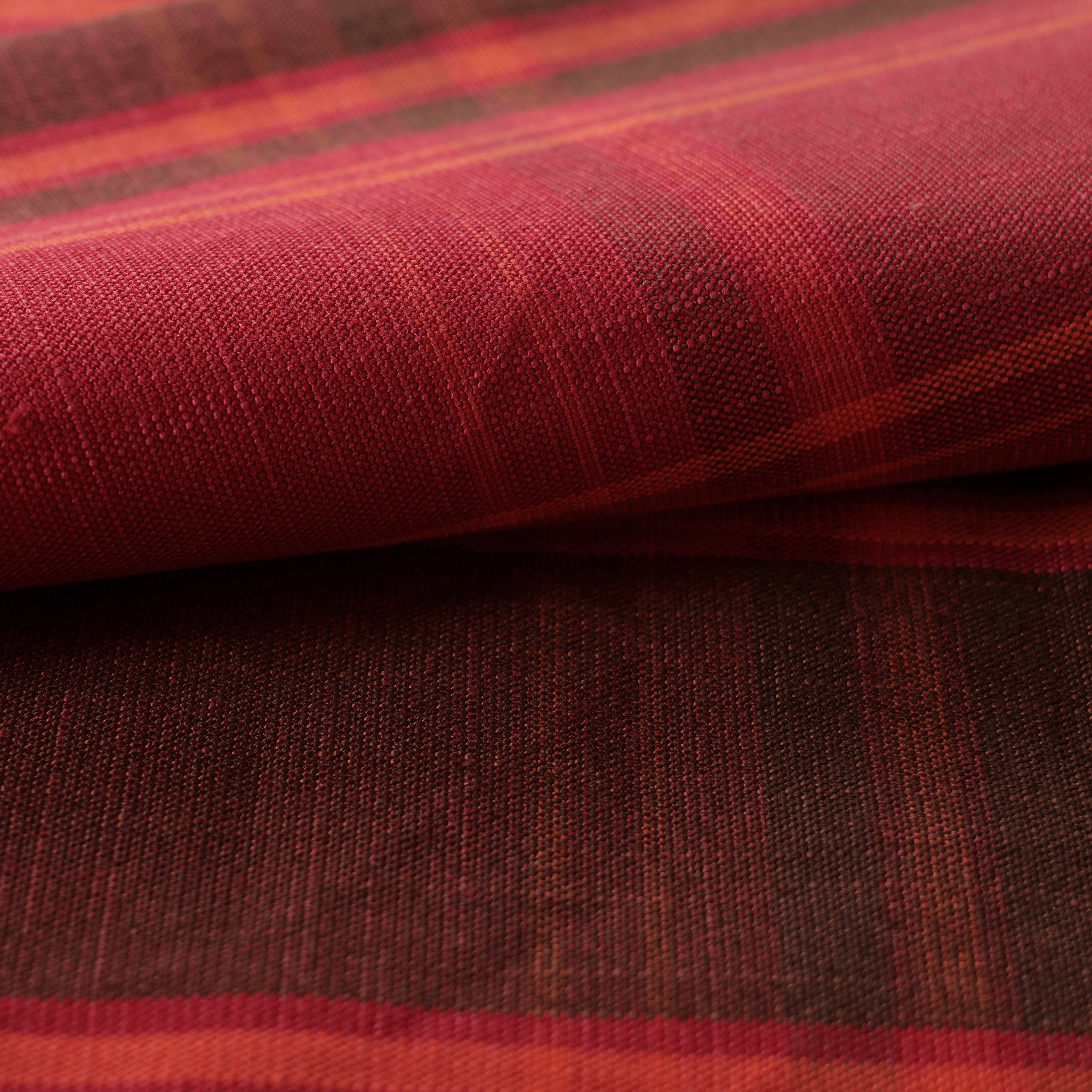 Mid-weight Tartan Check Fabric Cotton, Garnet Red, PJ0846