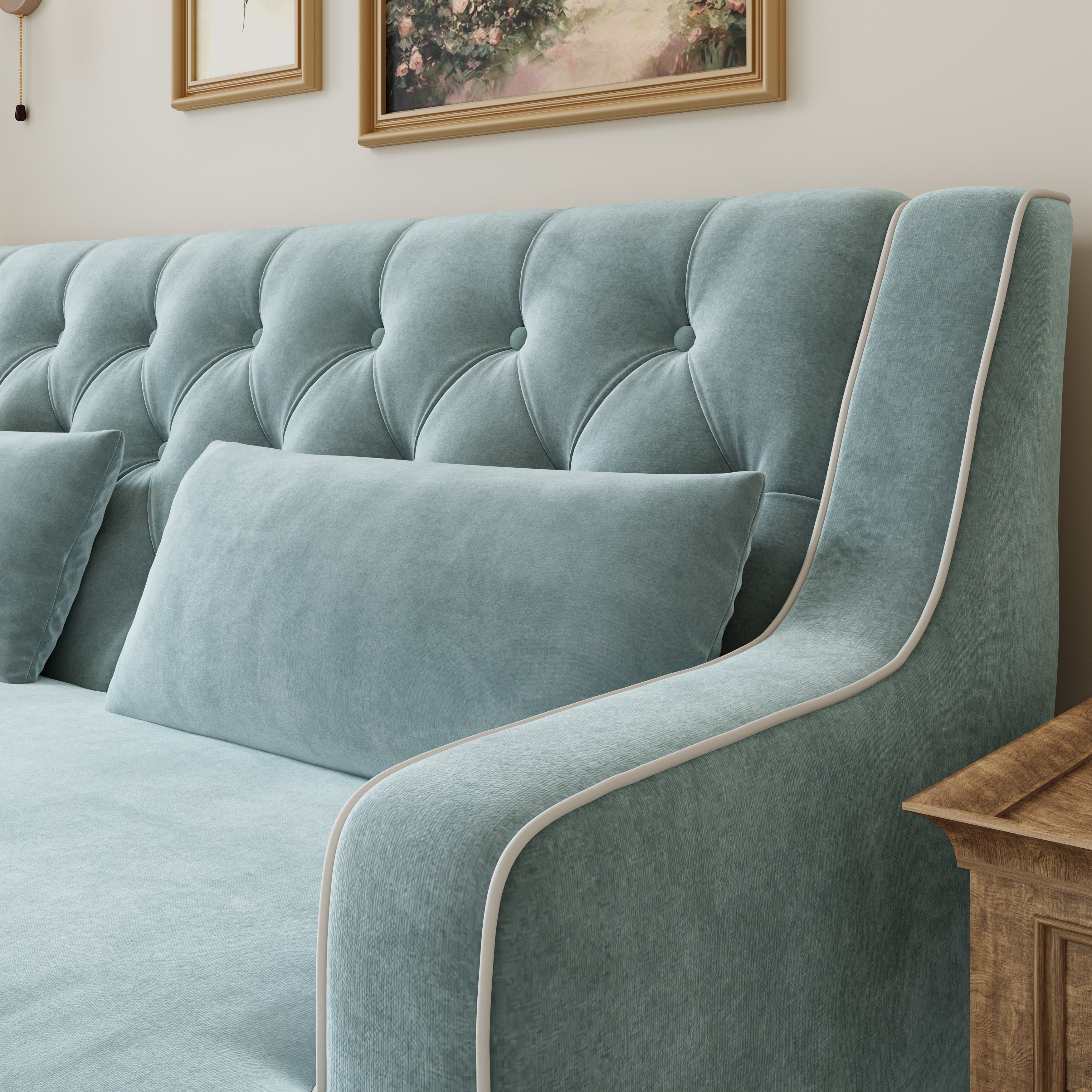 #Colour_Celadon Blue Velvet