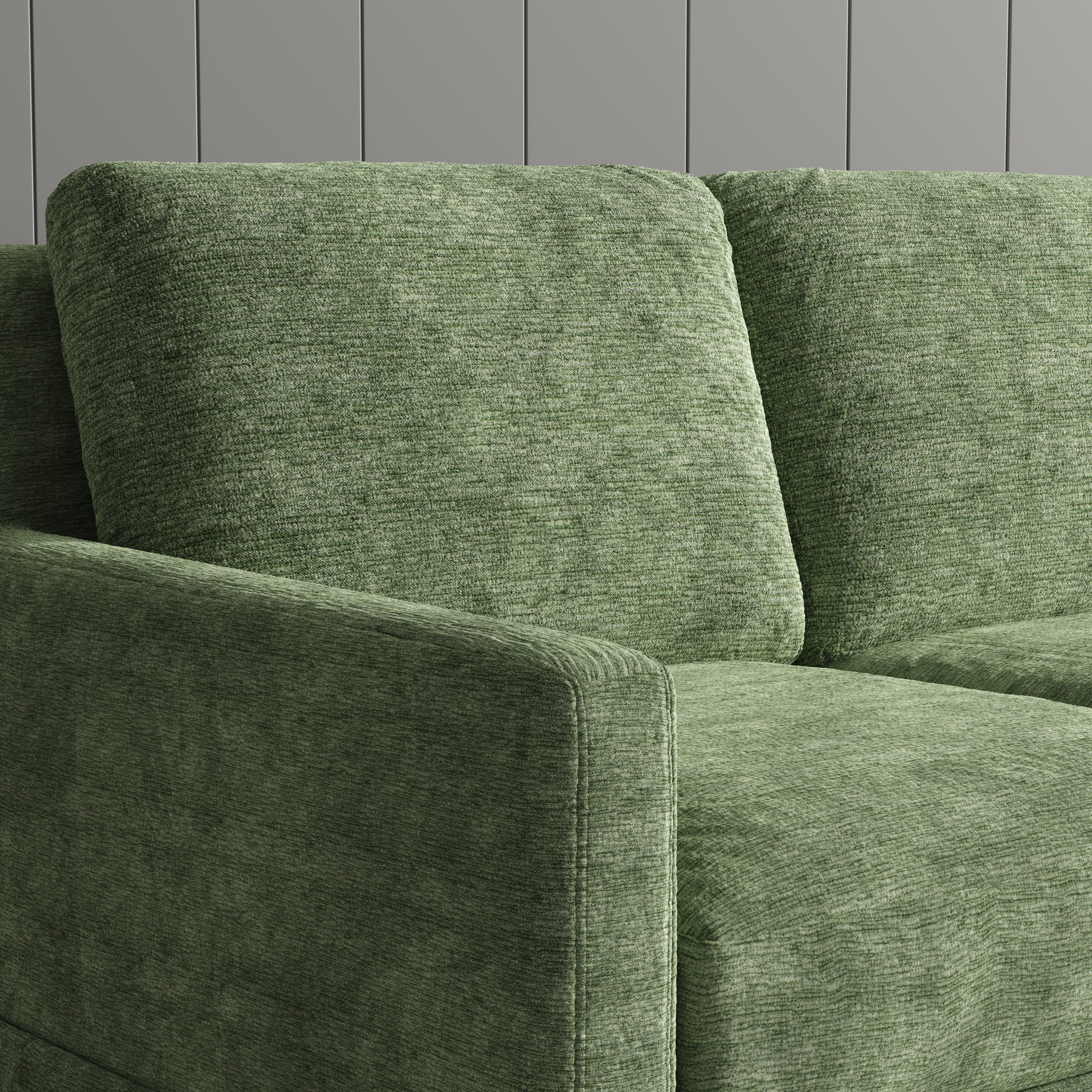 Cottonfy Country Check Sofa with Removable Skirted Covers