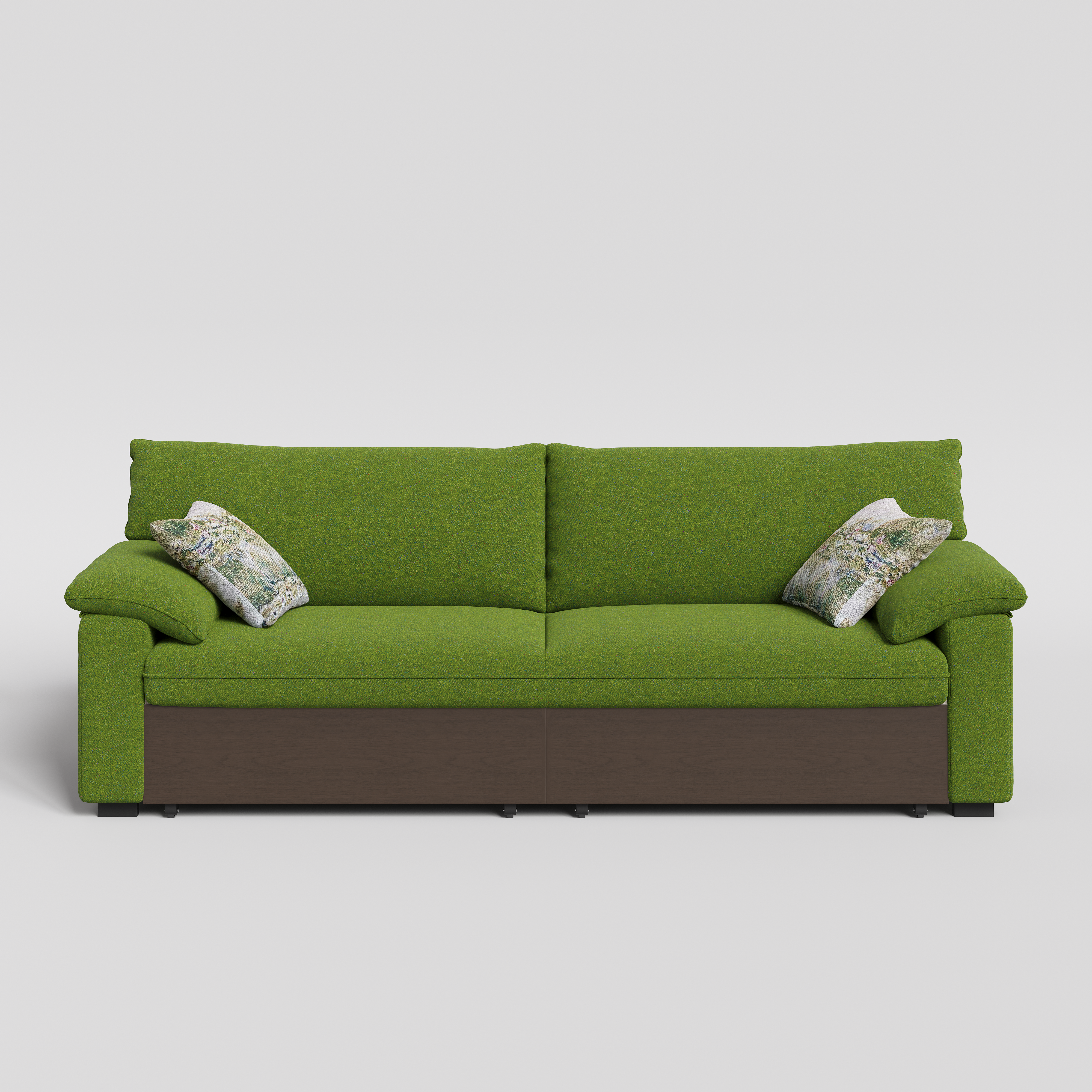 Luxurious Solid Wood Versatile 2-seater Pull Out Sofa Bed