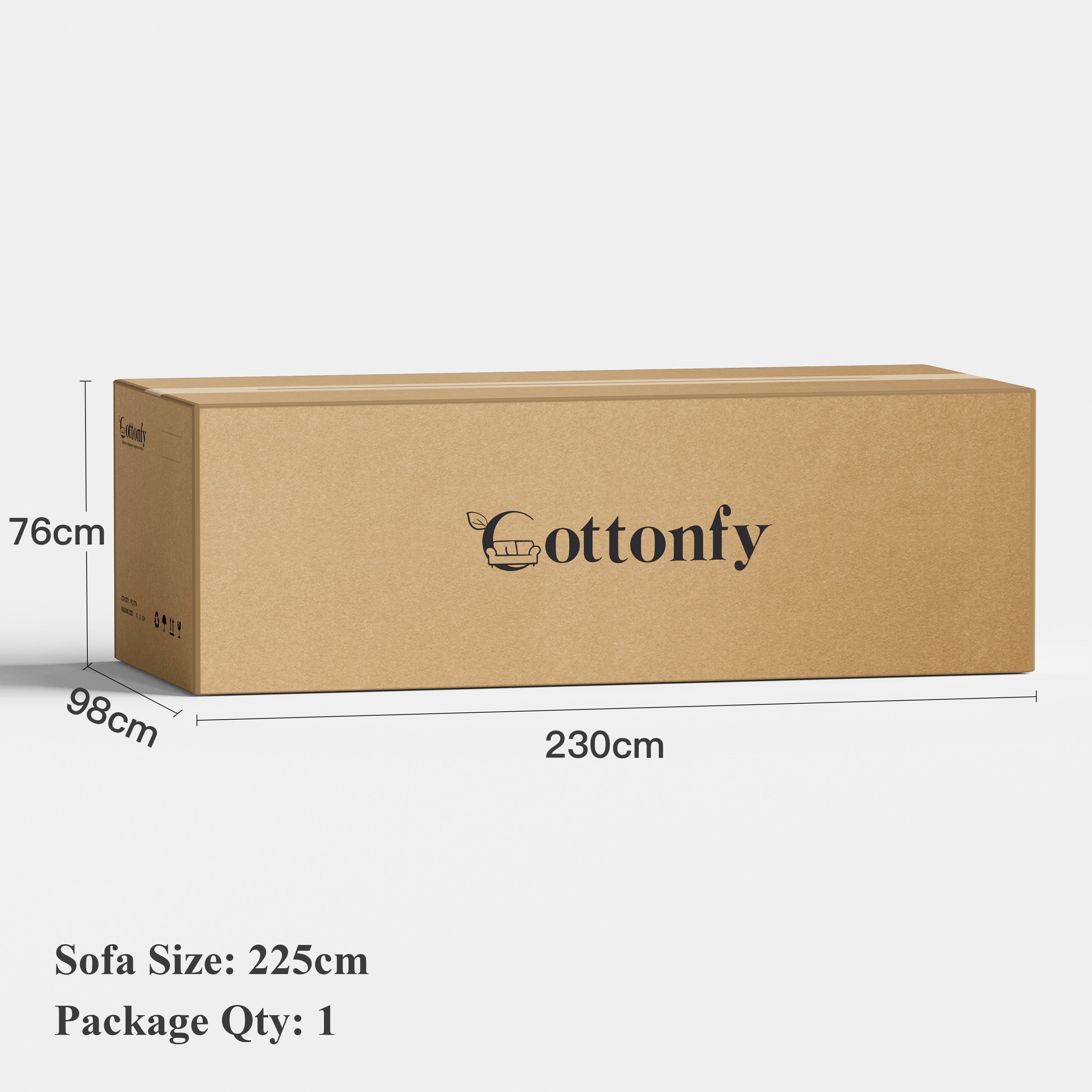 Cottonfy Creamy Tofu Block Pull Out Sofa Bed with Storage Guest Sleeper