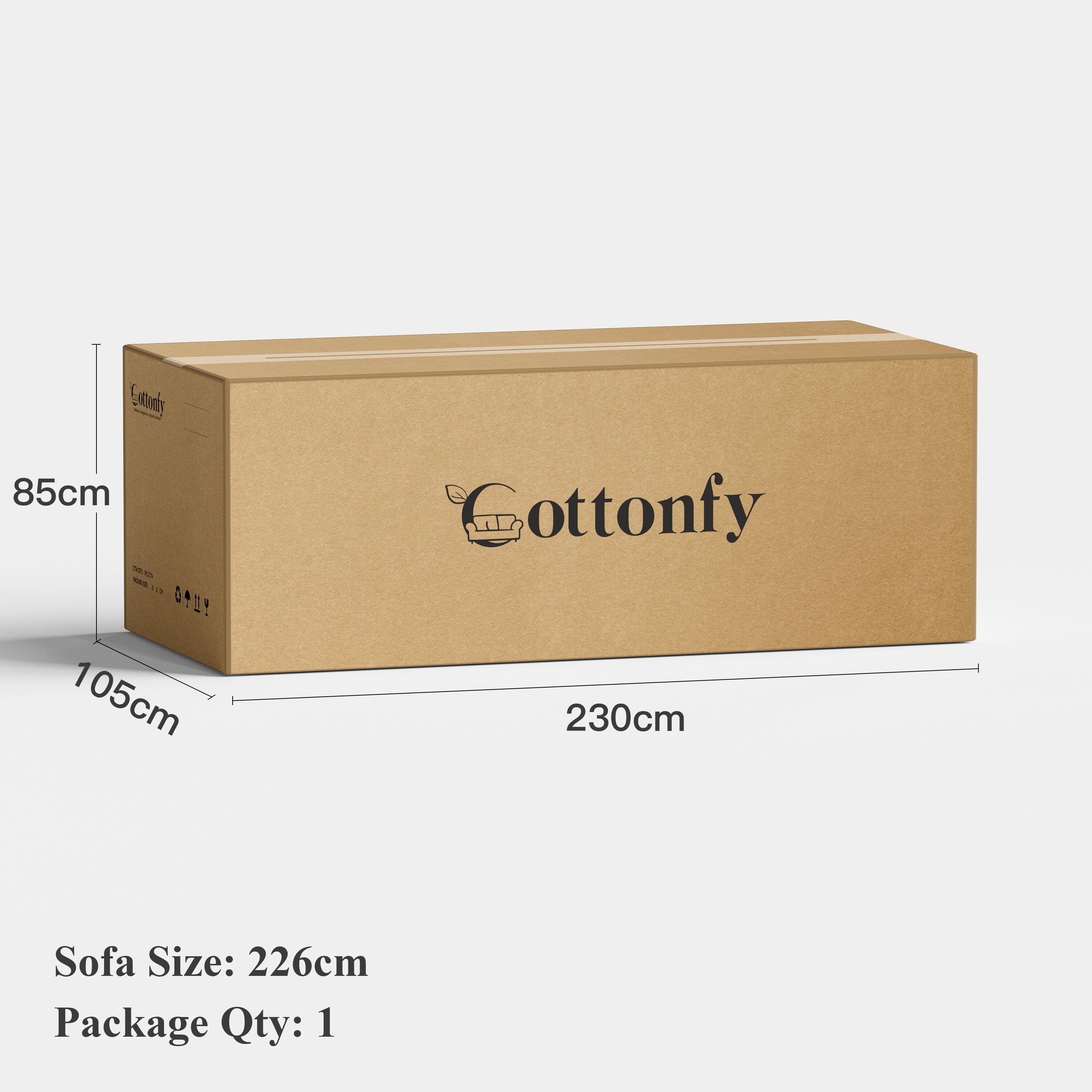 Cottonfy Kensington Chesterfield Style Retro Sofa with Storage Cottonfy UK