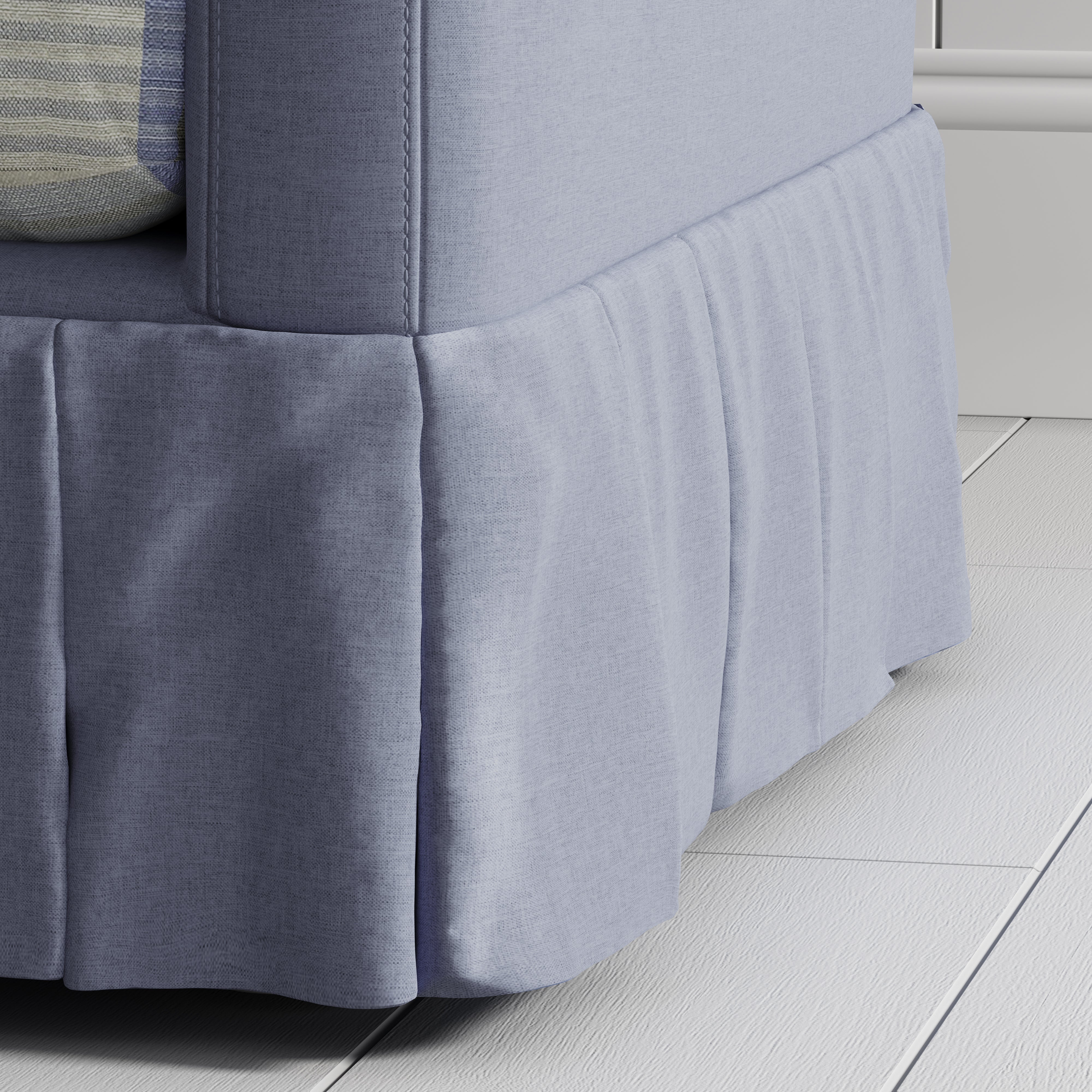 Cottonfy Country Check Sofa with Removable Skirted Covers