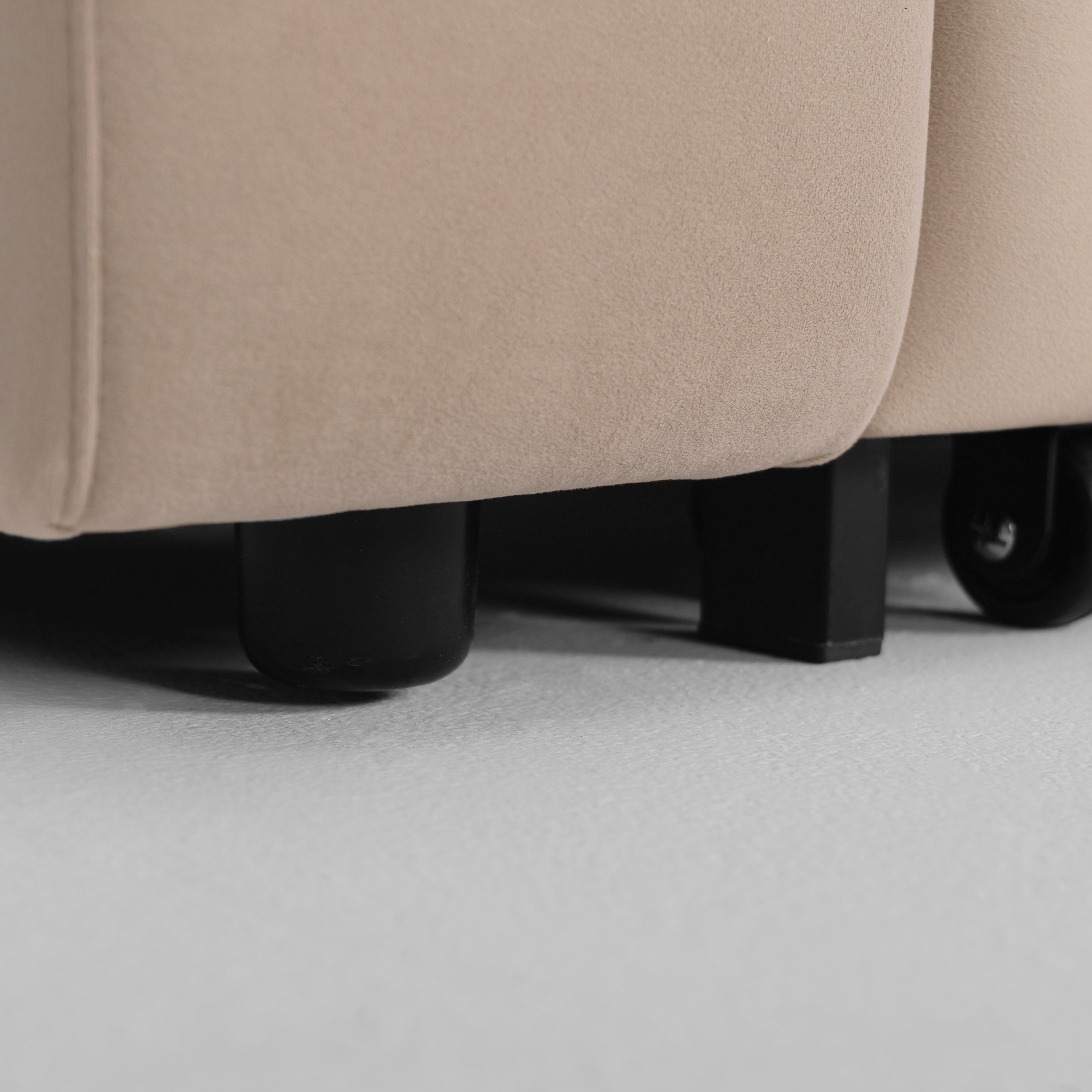 Multifunctional Sleeper Pull Out 2 Seater Sofa Bed with Storage Space