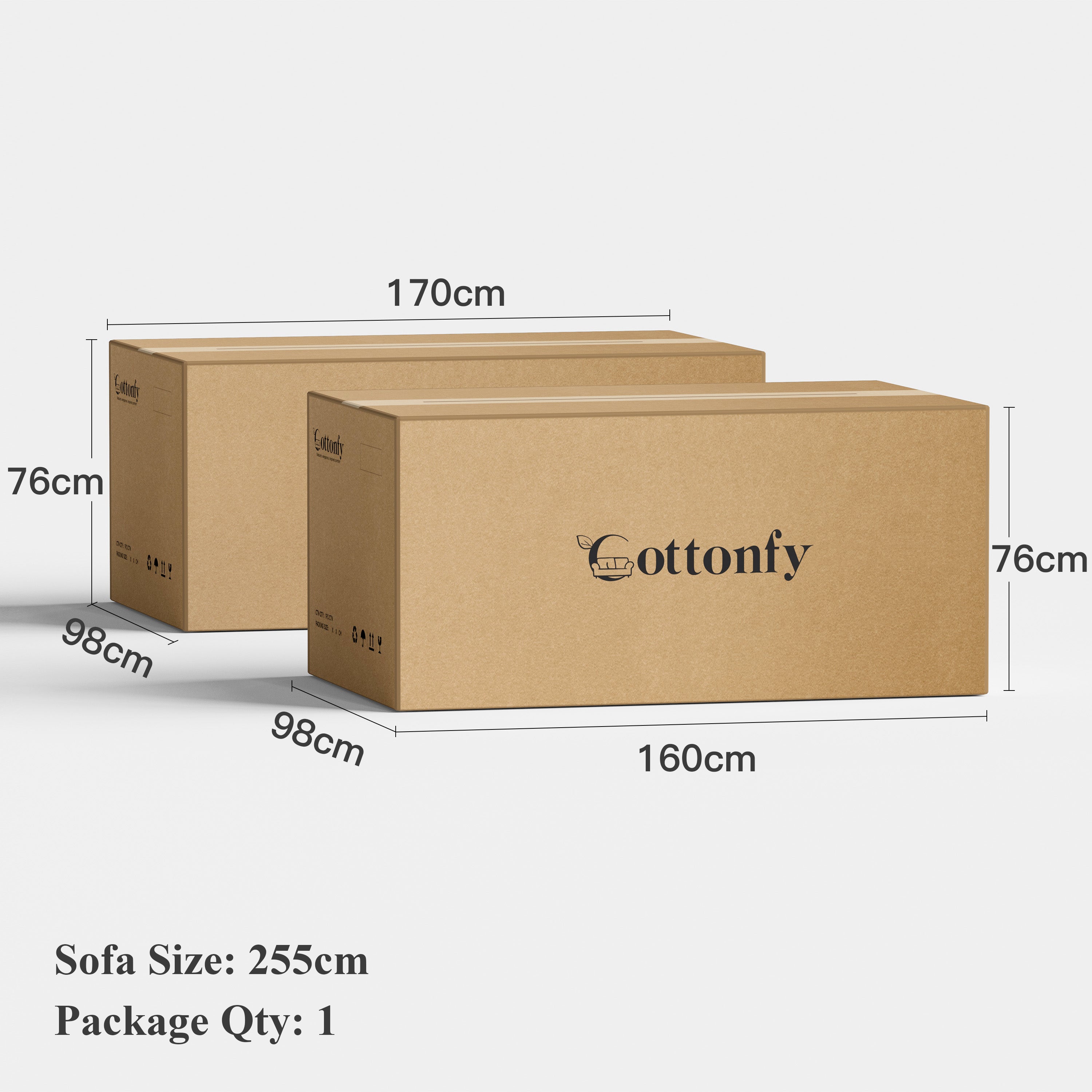 Cottonfy Creamy Tofu Block Pull Out Sofa Bed with Storage Guest Sleeper