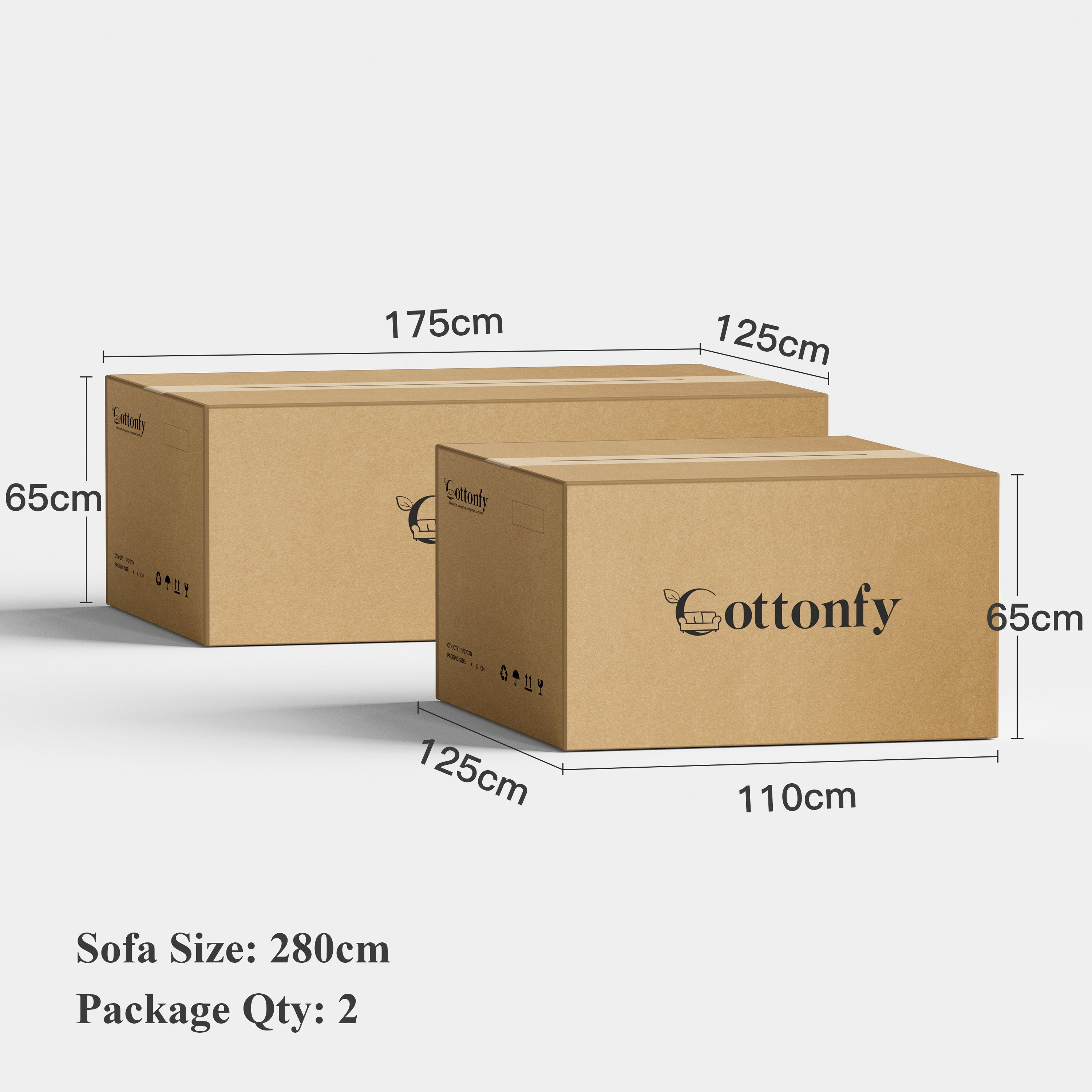 Corduroy Modular Wide Seat Chaise Sofa Block