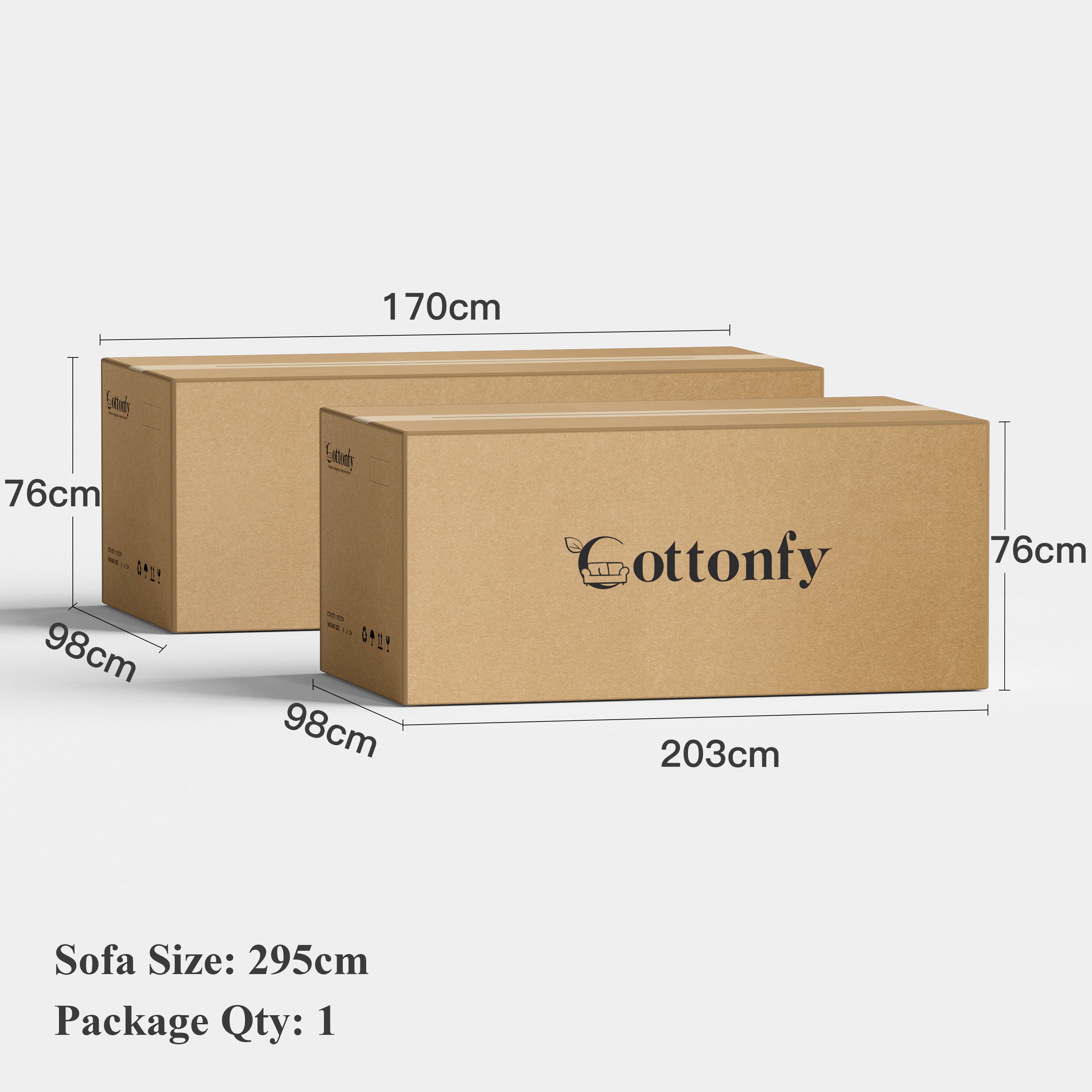 Cottonfy Creamy Tofu Block Pull Out Sofa Bed with Storage Guest Sleeper