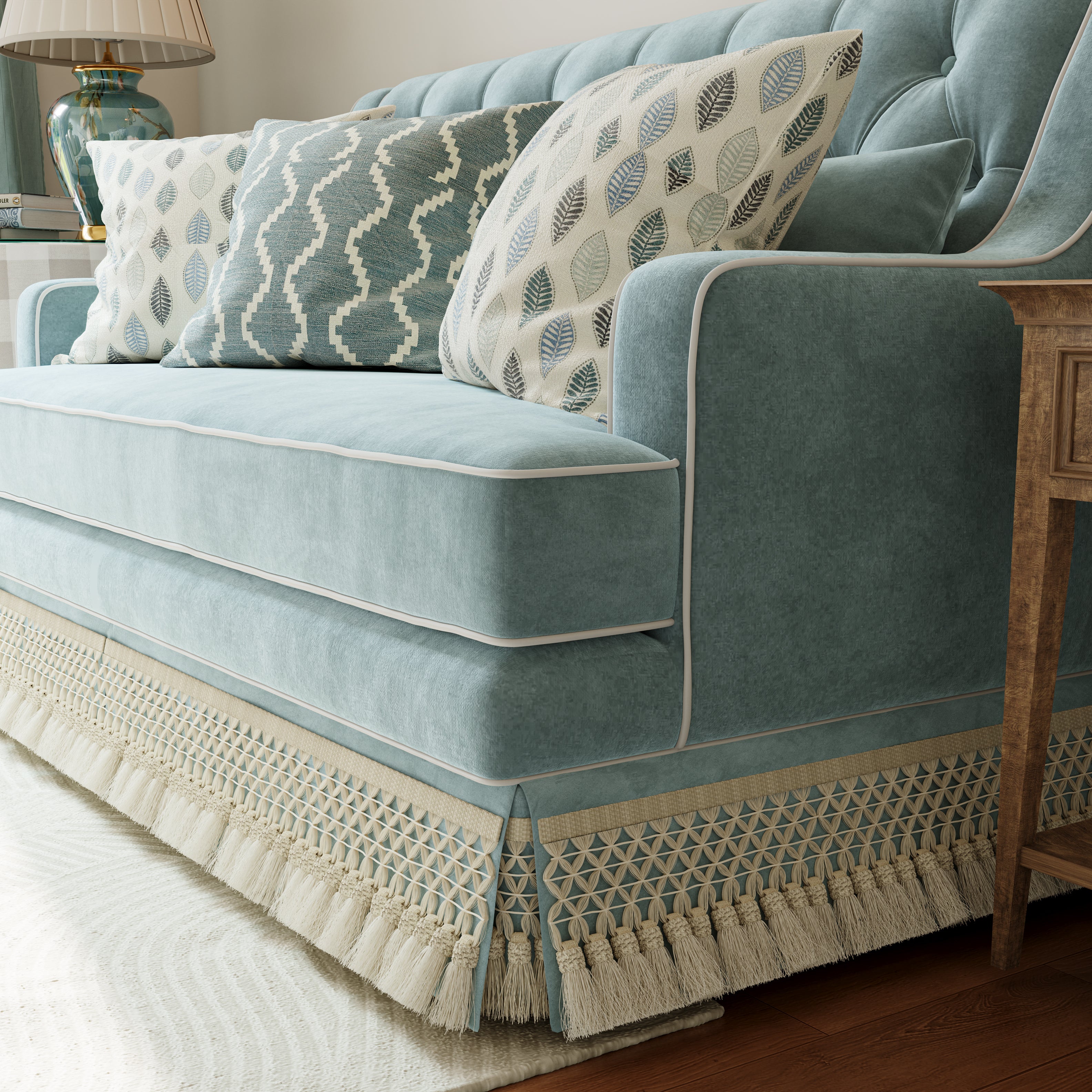 #Colour_Celadon Blue Velvet
