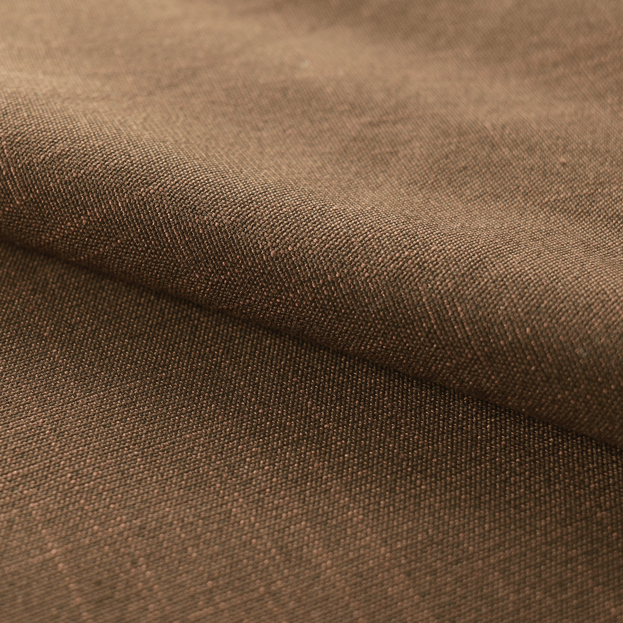 Mid-weight Block of Colour Fabric Cotton, Dark Walnut, PJ0847