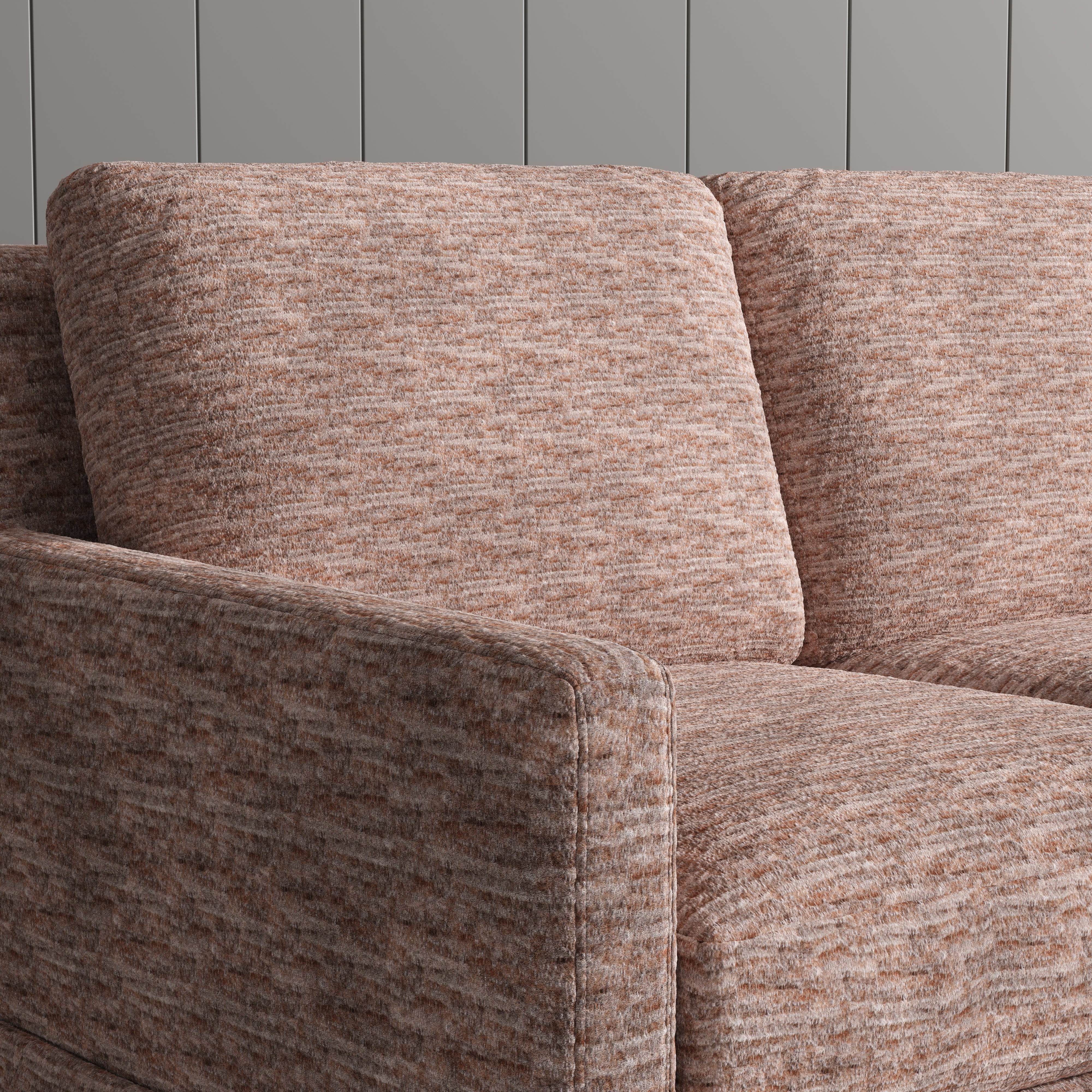 Cottonfy Country Check Sofa with Removable Skirted Covers