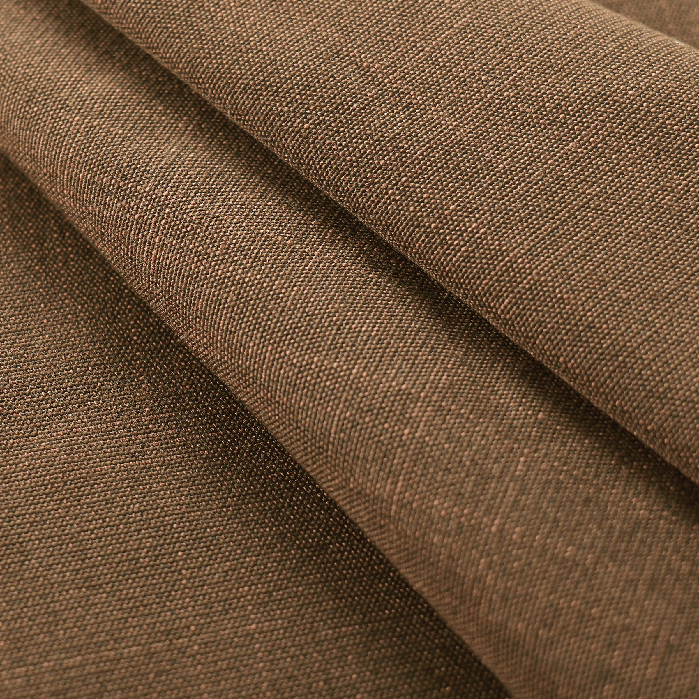 Mid-weight Block of Colour Fabric Cotton, Dark Walnut, PJ0847