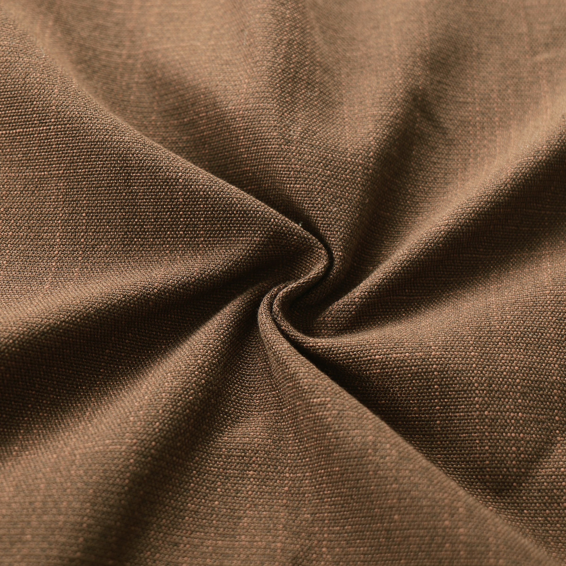 Mid-weight Block of Colour Fabric Cotton, Dark Walnut, PJ0847