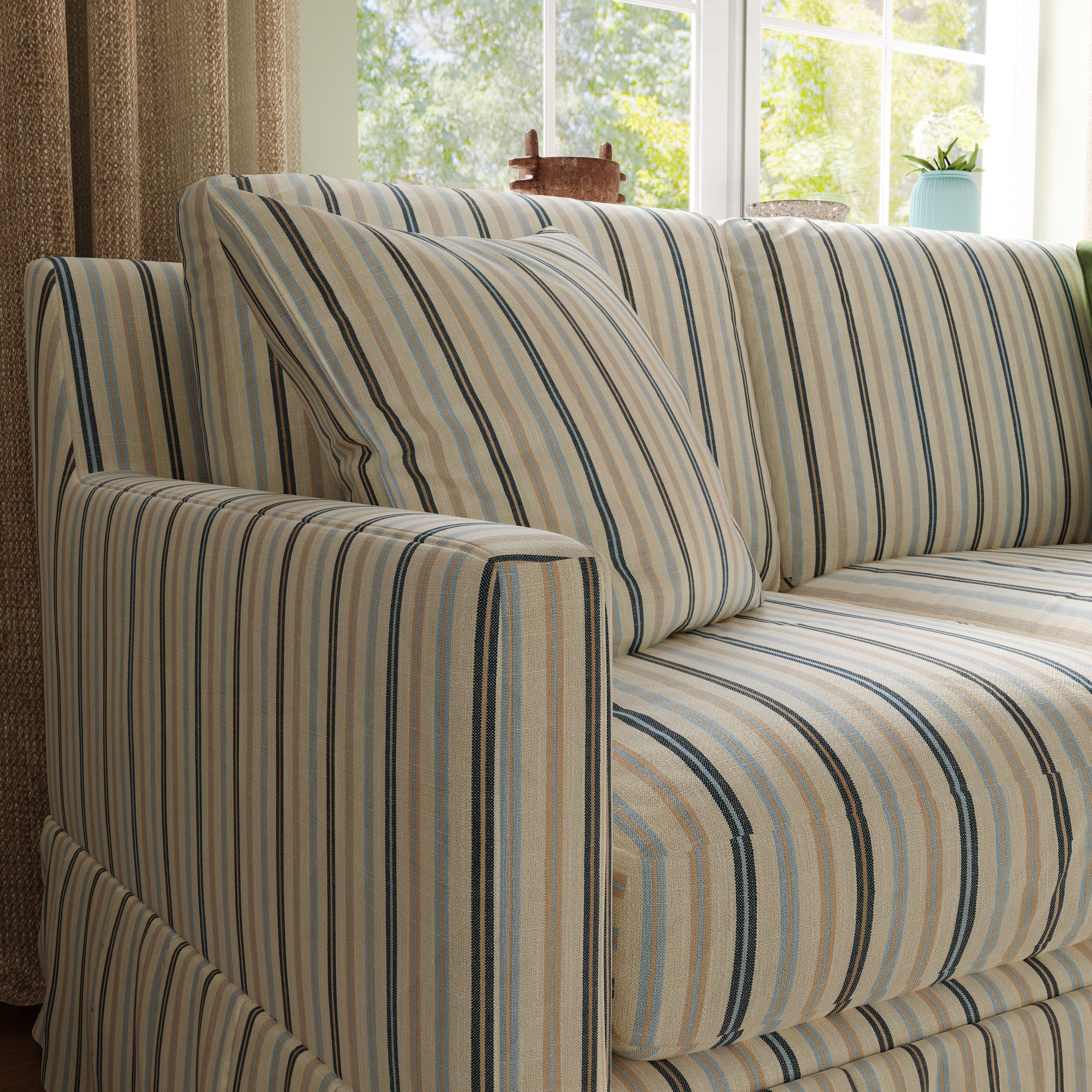 #Colour_Blue Striped