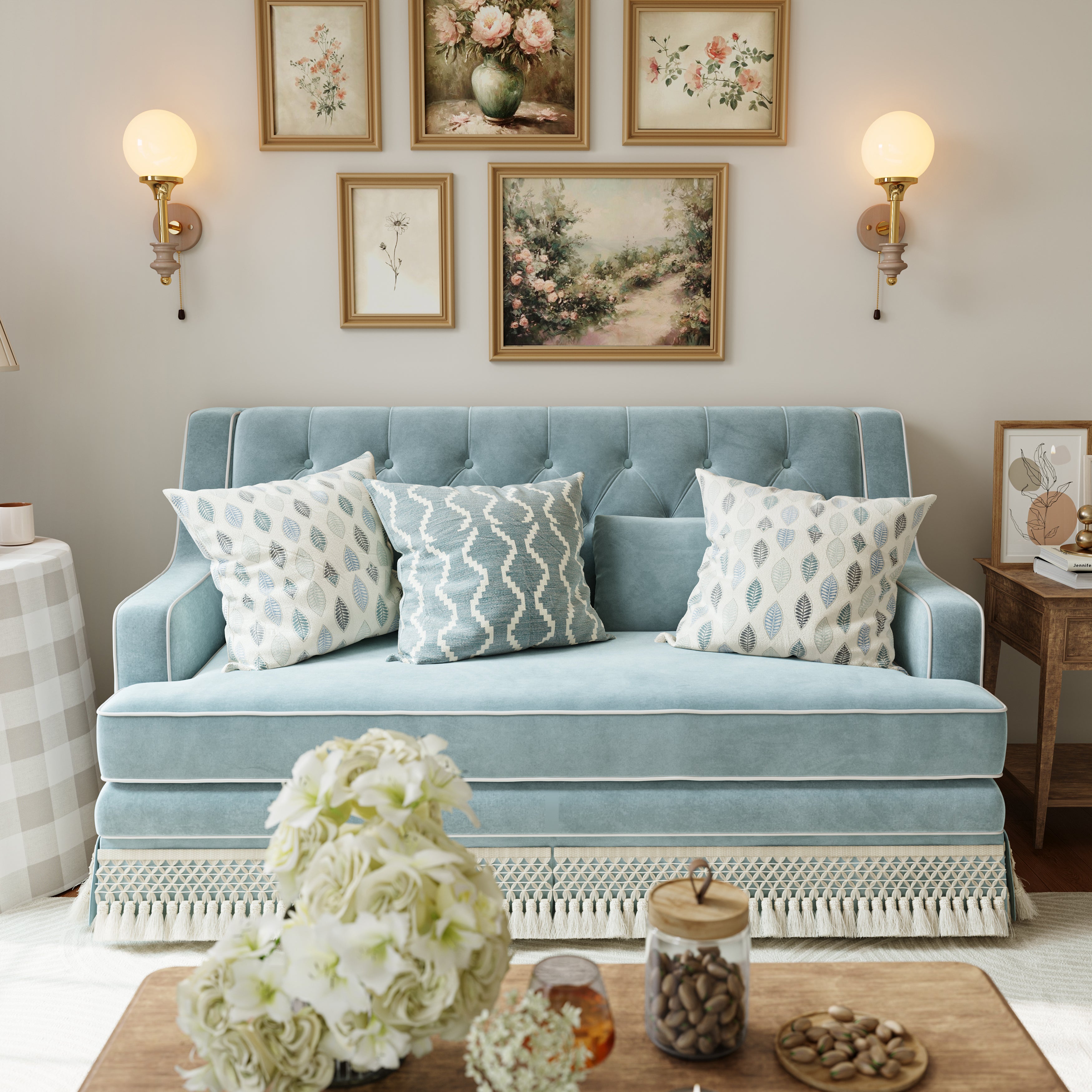 #Colour_Celadon Blue Velvet