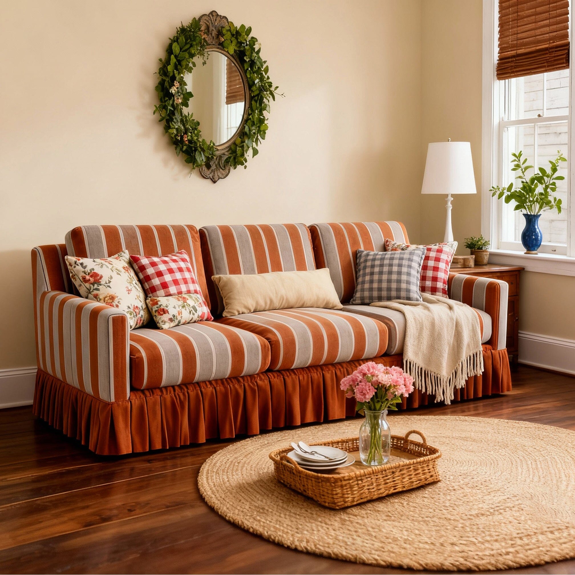 #Colour_Autumn Caramel Cotton Linen