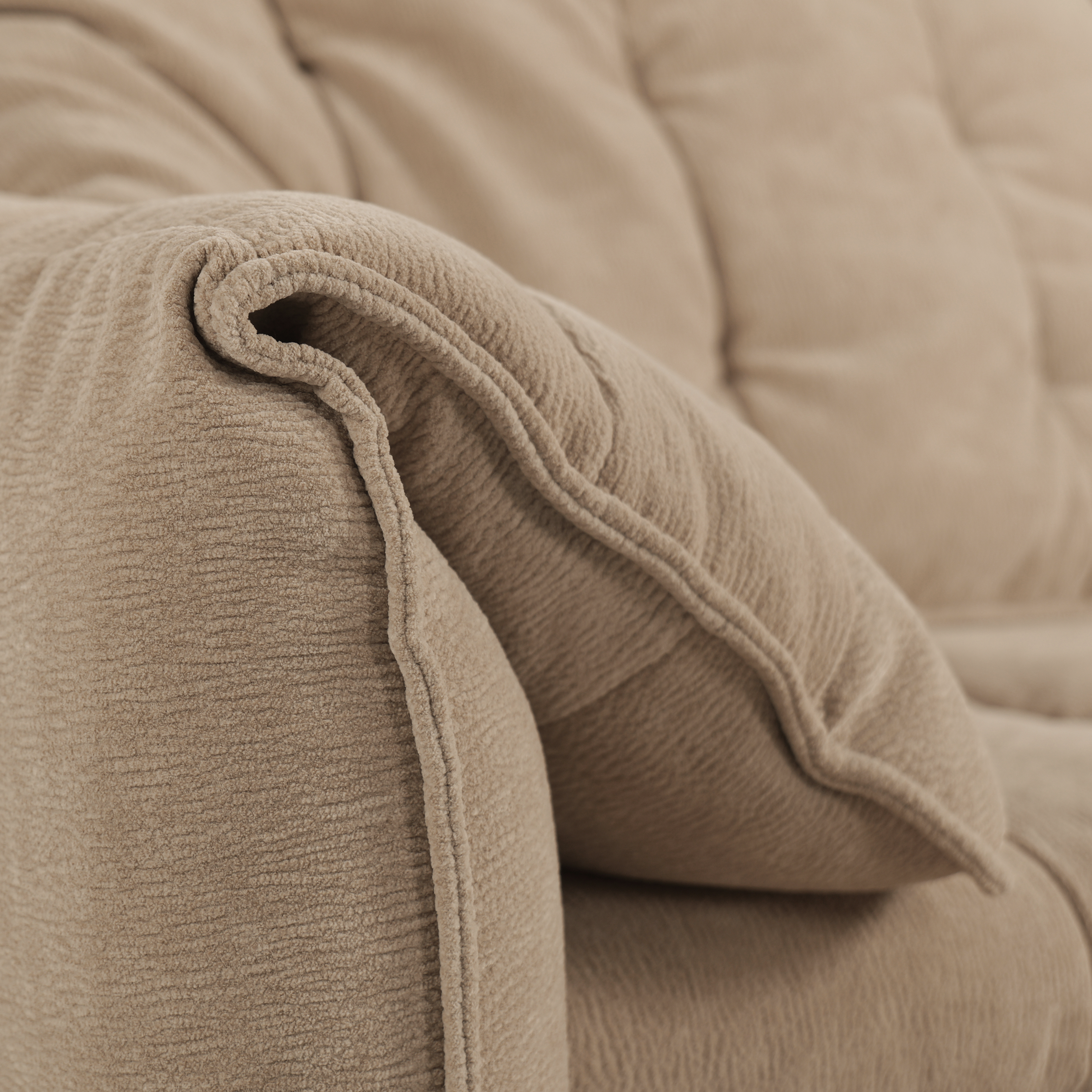 Upgraded Cloud Chenille Skin Friendly Sofa Bed with Storage