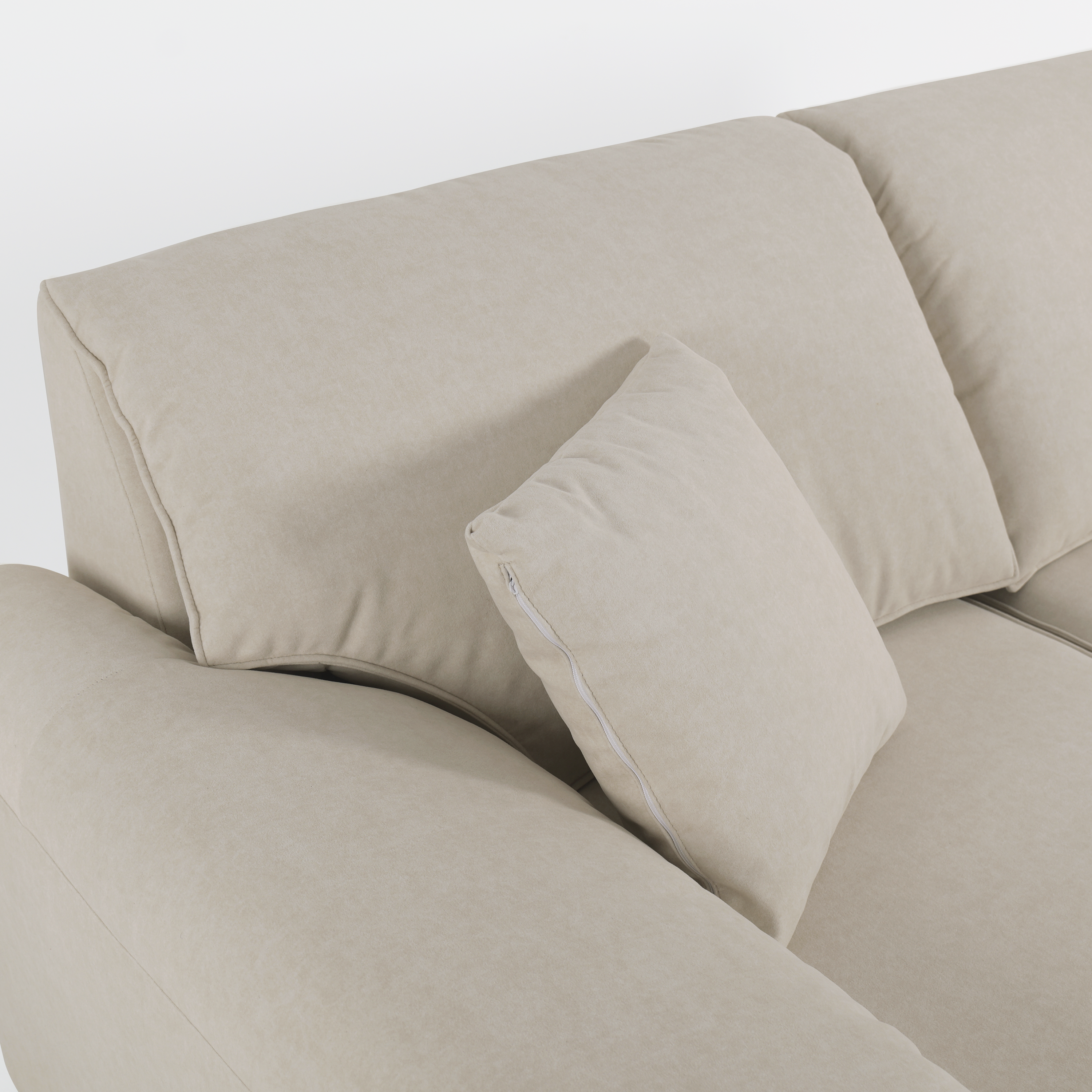 Convenient Remote Control Modular Chaise Sofa Bed
