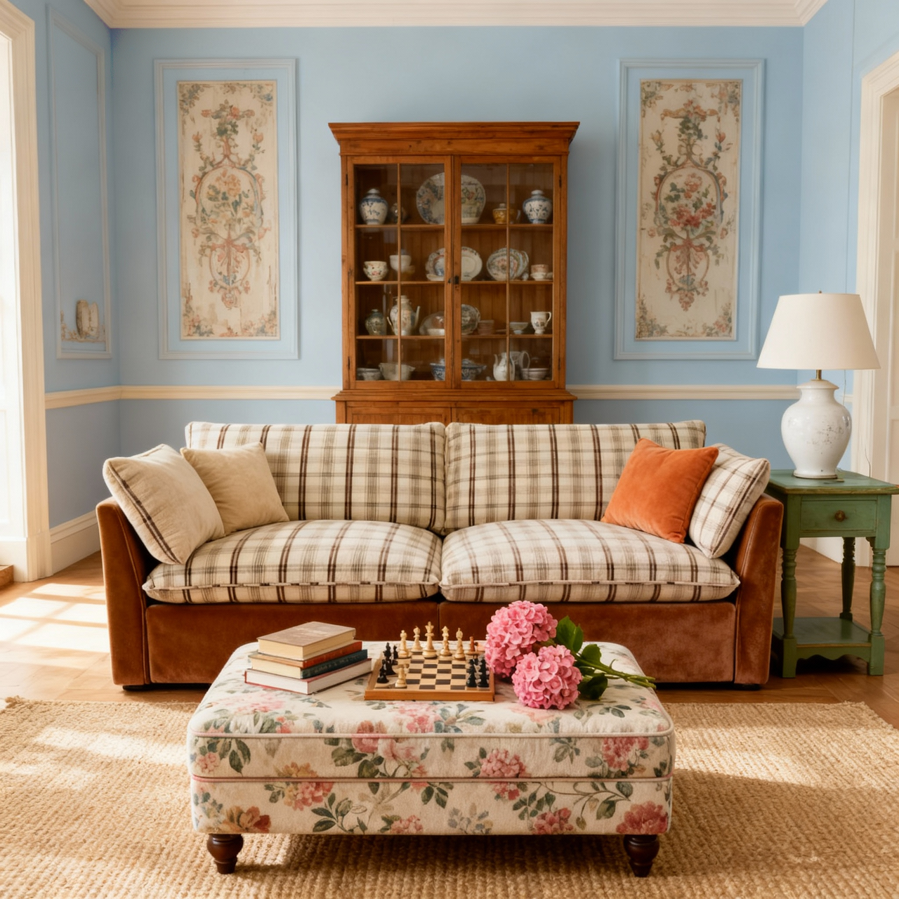 #Colour_Vintage Grid Harmony