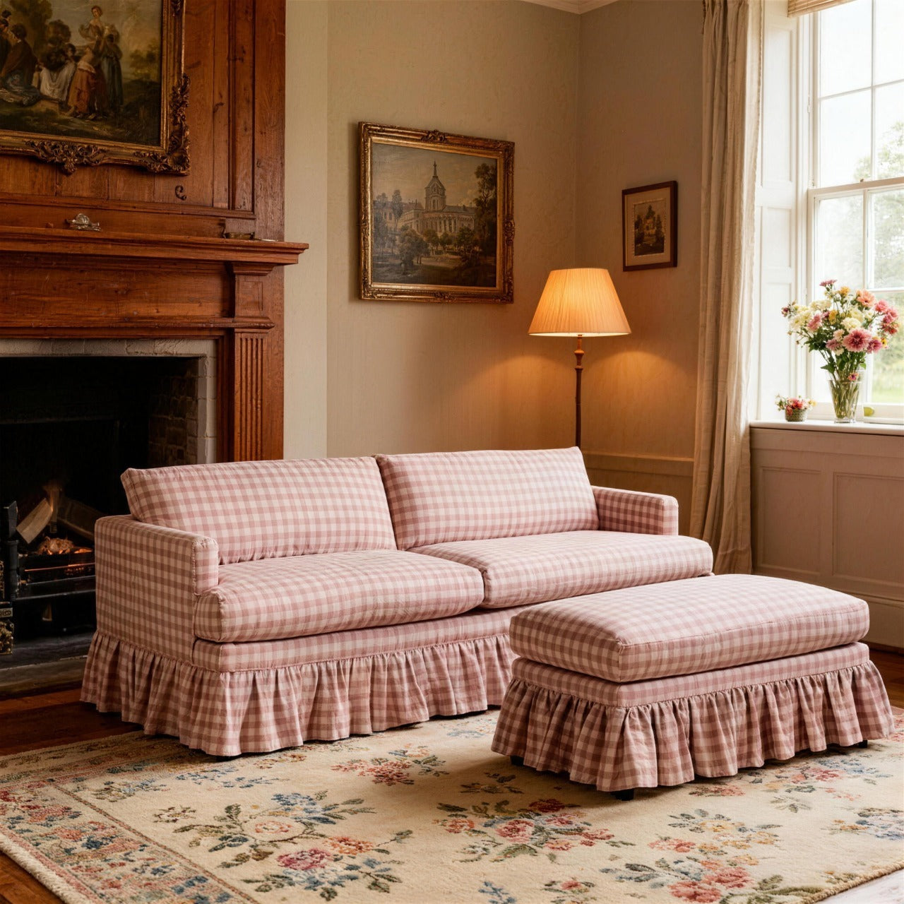 #Colour_Pink Gingham