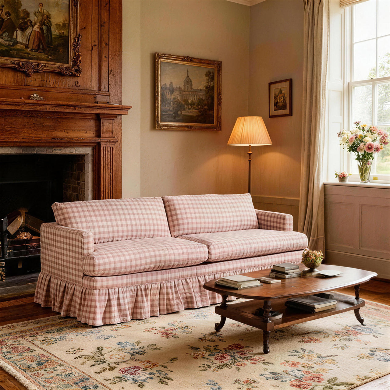 #Colour_Pink Gingham