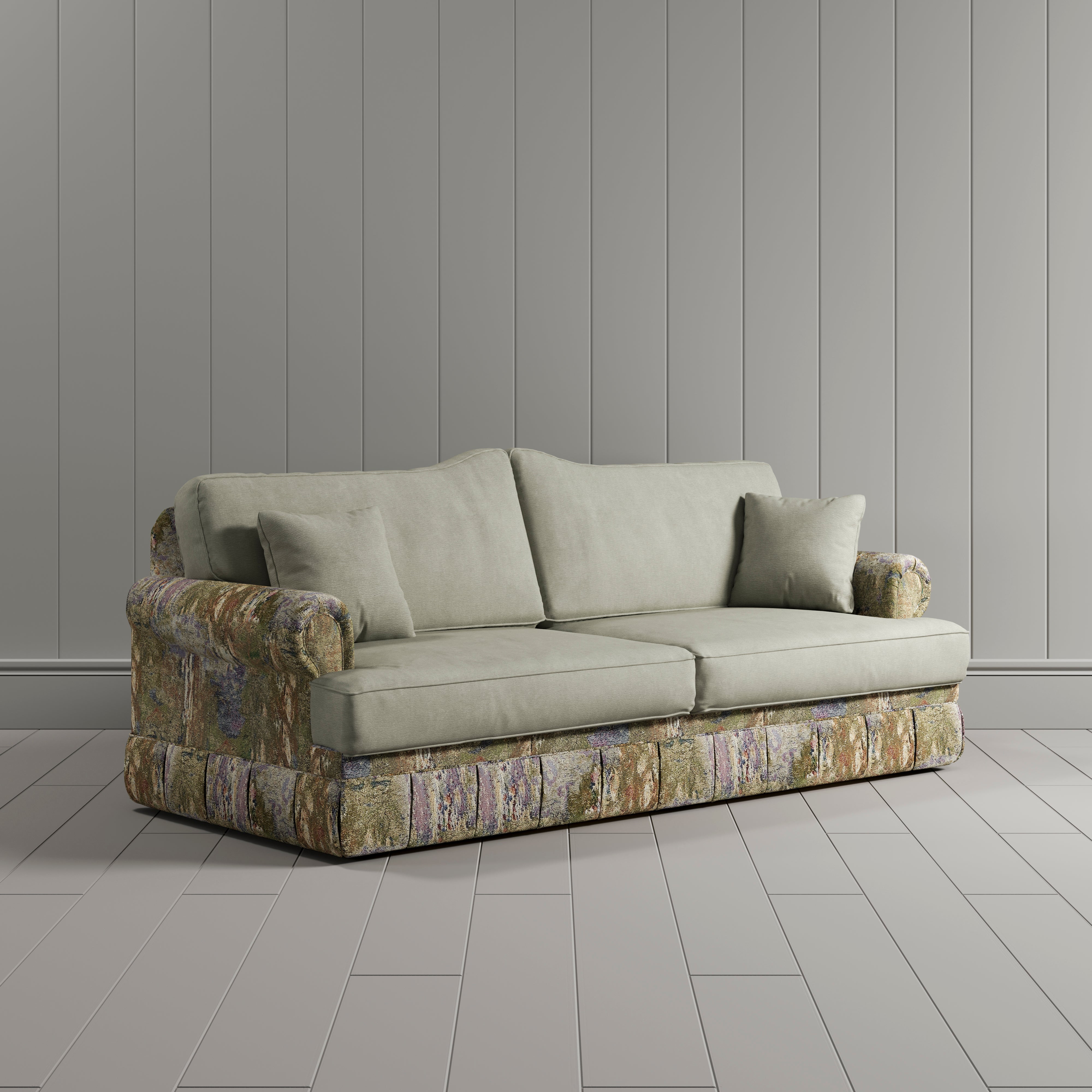 #Colour_Mint Printed Cotton Linen