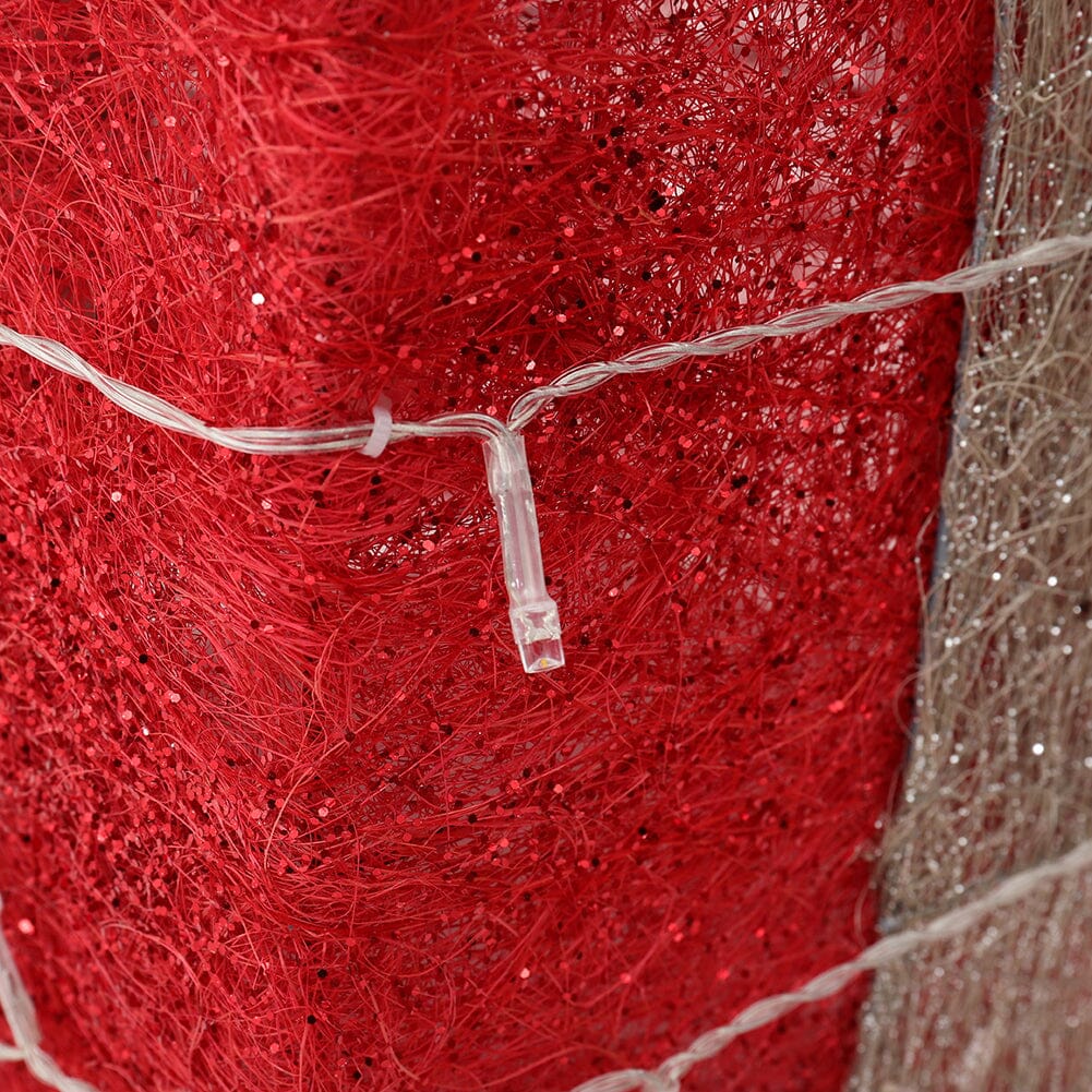 Pre-Lit White Christmas Gift Box Set with Warm Lights Christmas Living and Home