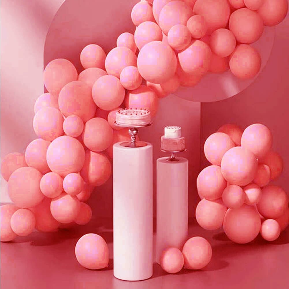 50pcs Wedding macaron monochrome Balloon Chain set-Red Living and Home