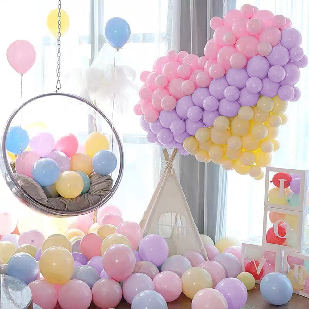 60pcs Wedding and Birthday Decoration Balloon Set 7 Living and Home