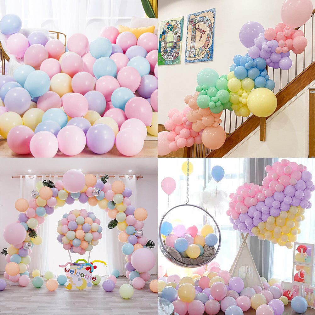 60pcs Wedding and Birthday Decoration Balloon Set 7 Living and Home
