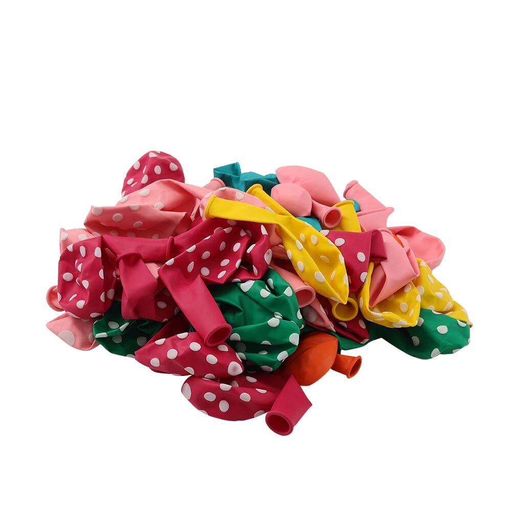 60pcs Wedding and Birthday Decoration Polka Dot Balloon Set 1 Living and Home