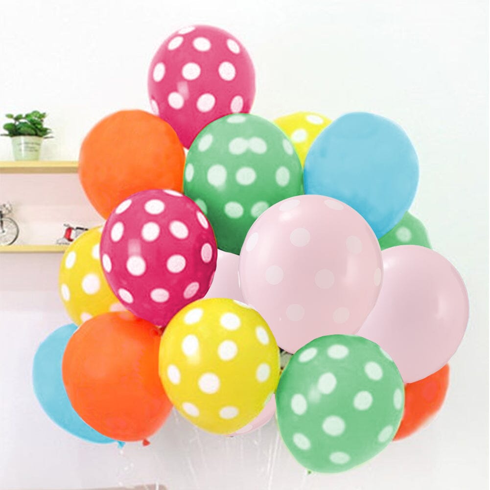 🎁 60pcs Wedding and Birthday Decoration Polka Dot Balloon Set 1 (100% off)
