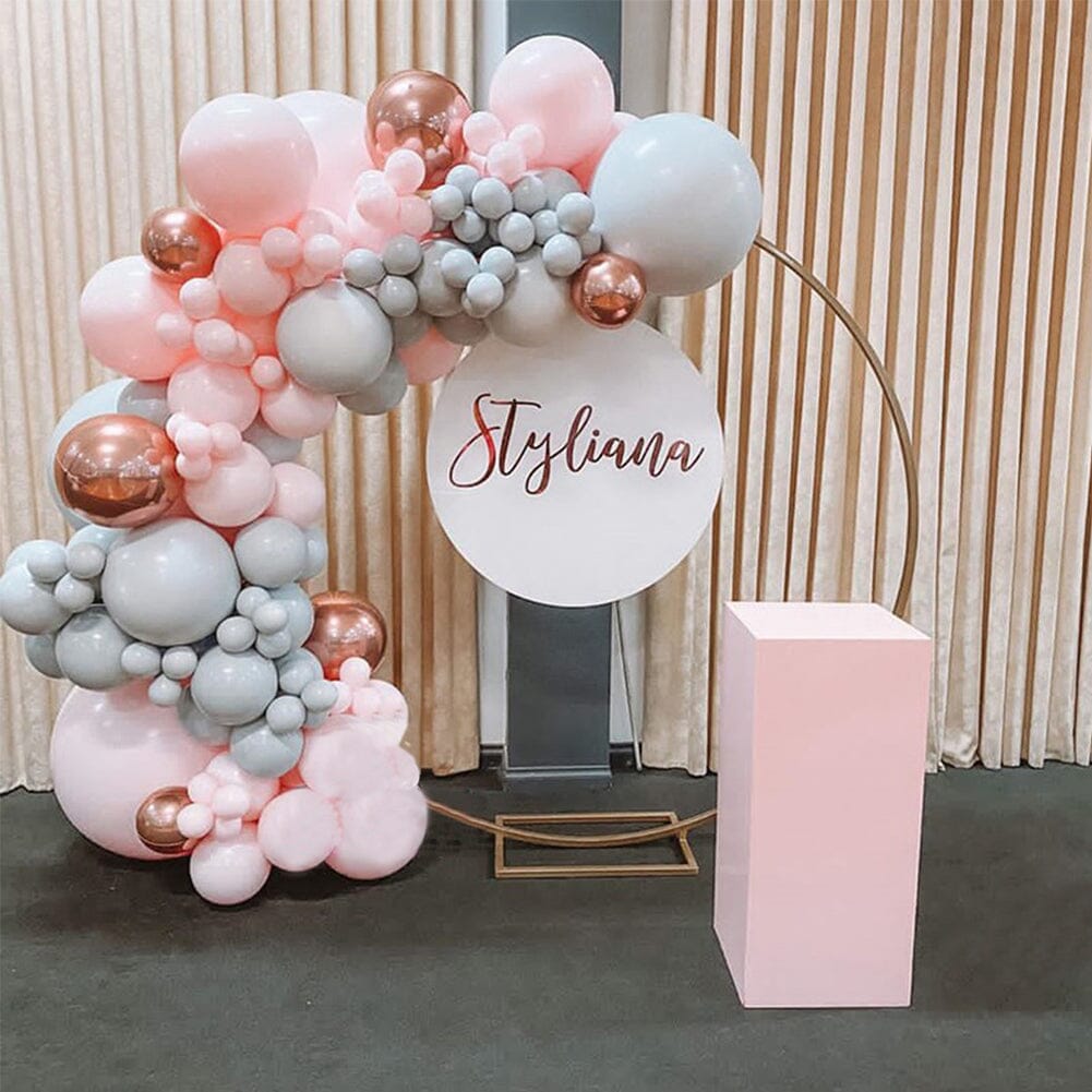 60pcs Wedding and Birthday Decoration Polka Dot Balloon Set 2 Living and Home