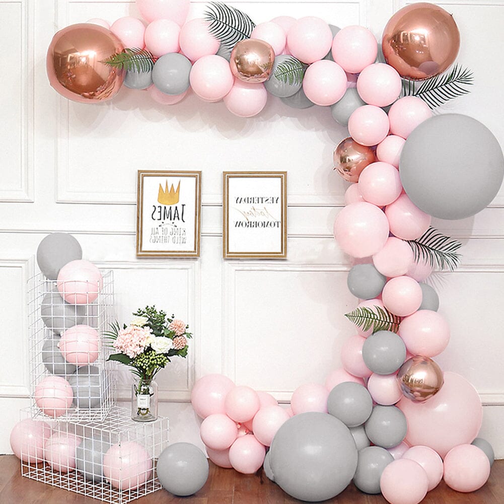 60pcs Wedding and Birthday Decoration Polka Dot Balloon Set 2 Living and Home