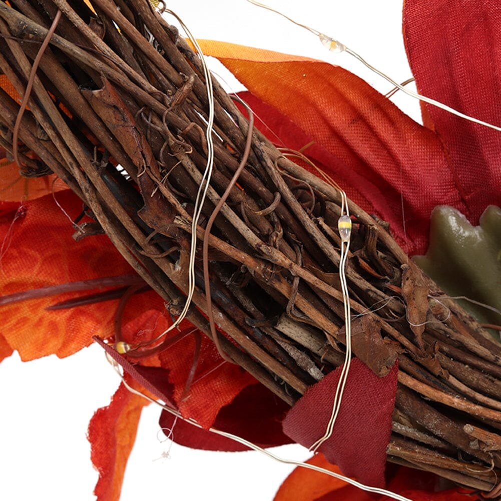 60cm Christmas Rattan Horn Decoration Living and Home