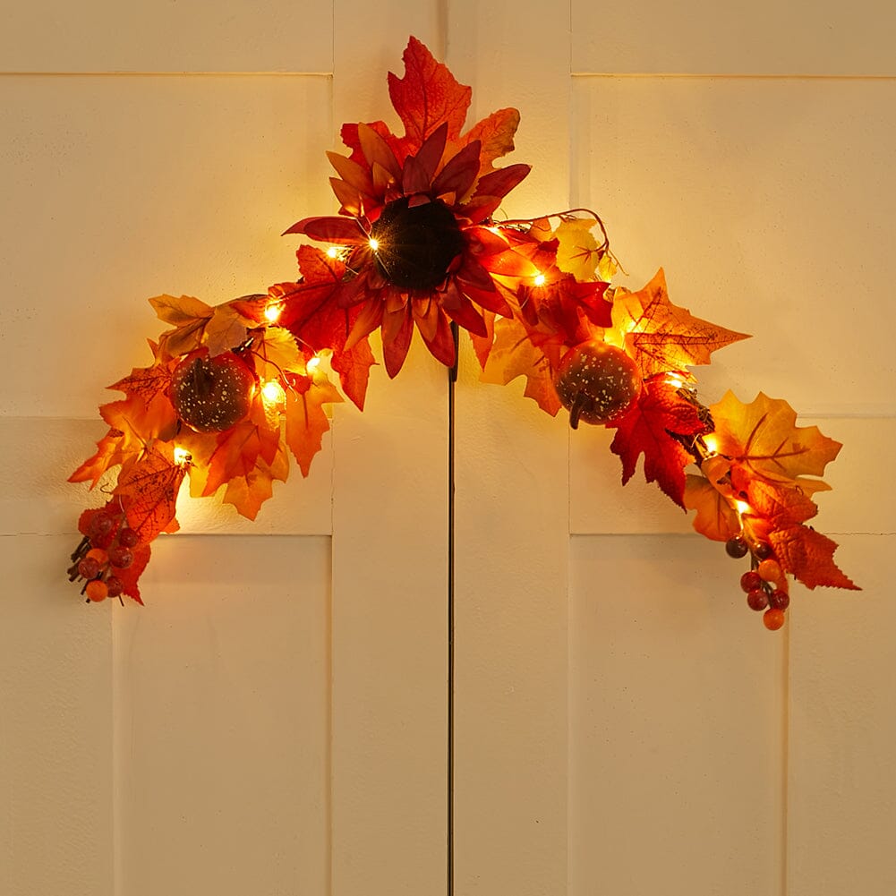 60cm Christmas Rattan Horn Decoration Living and Home