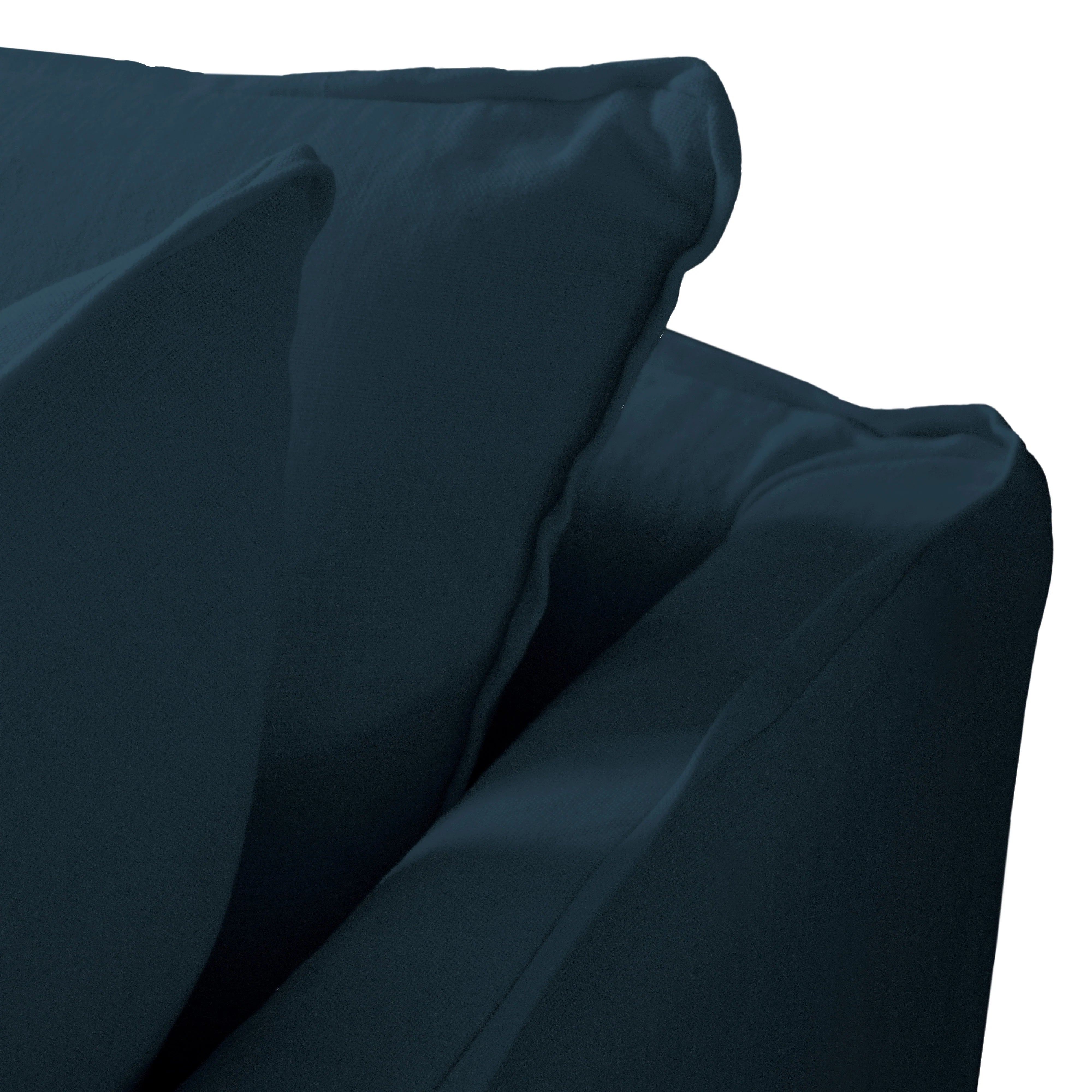 Cloud-Like Linen Sleeper Sofa Bed in Pearl